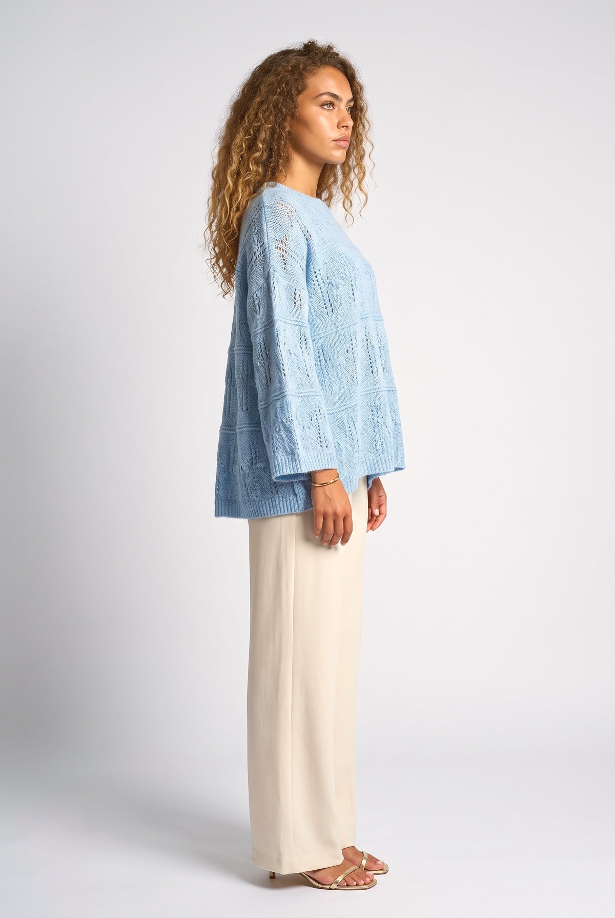 Knit Oversized Sweater, back view