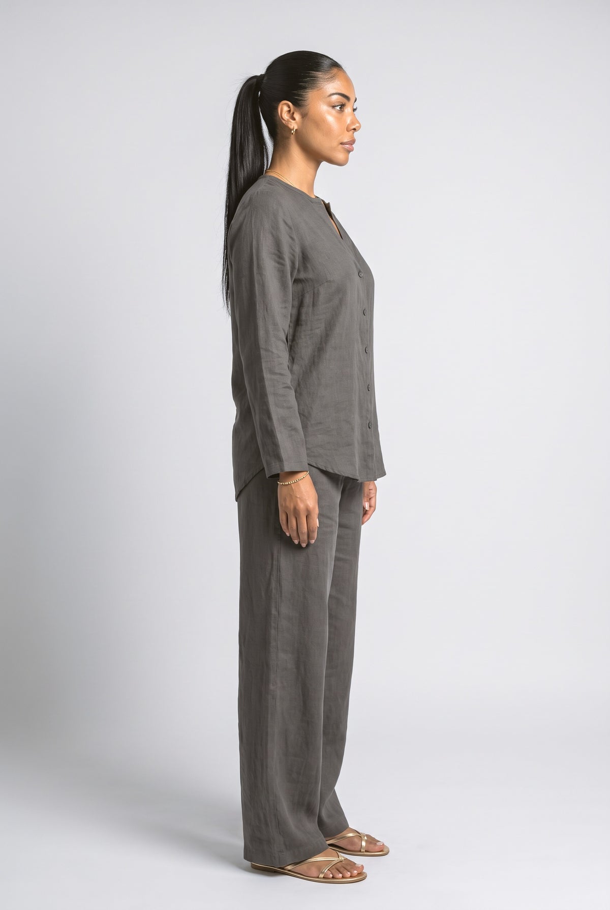 Wide Leg Pants, back view