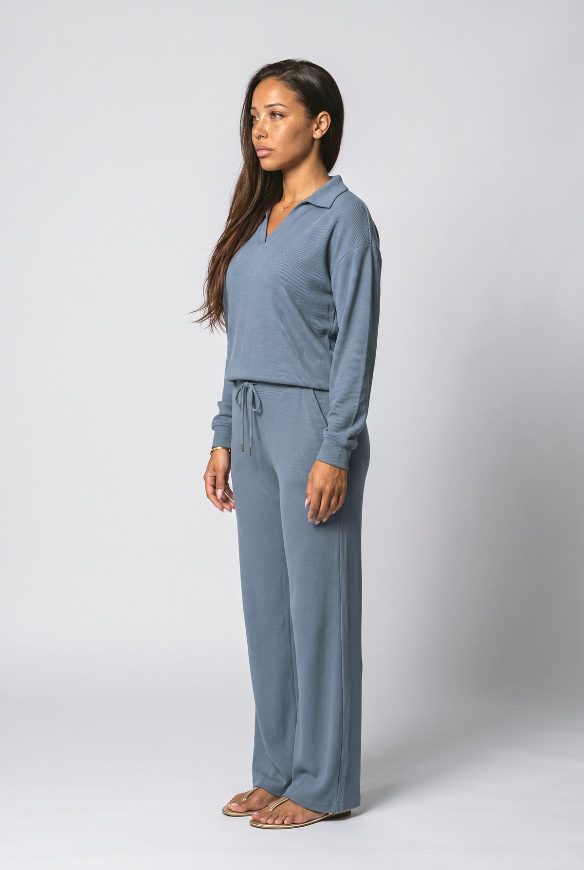 Ribbed Lounge Set, back view