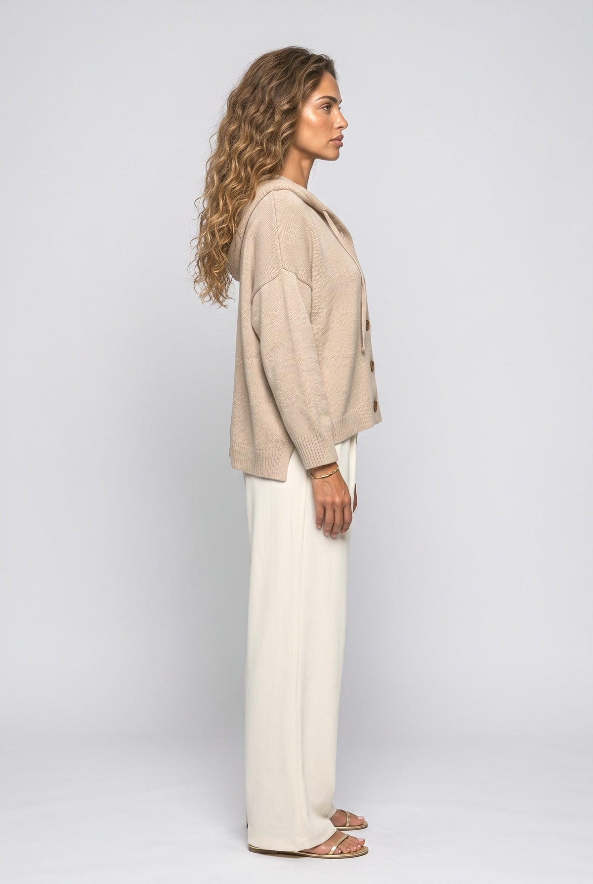 Knit Cardigan, back view