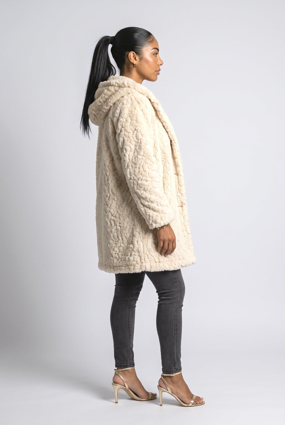 Knit Cardigan, back view