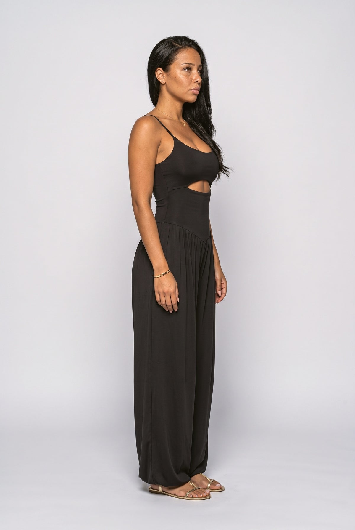 Sleeveless Cutout Jumpsuit, back view