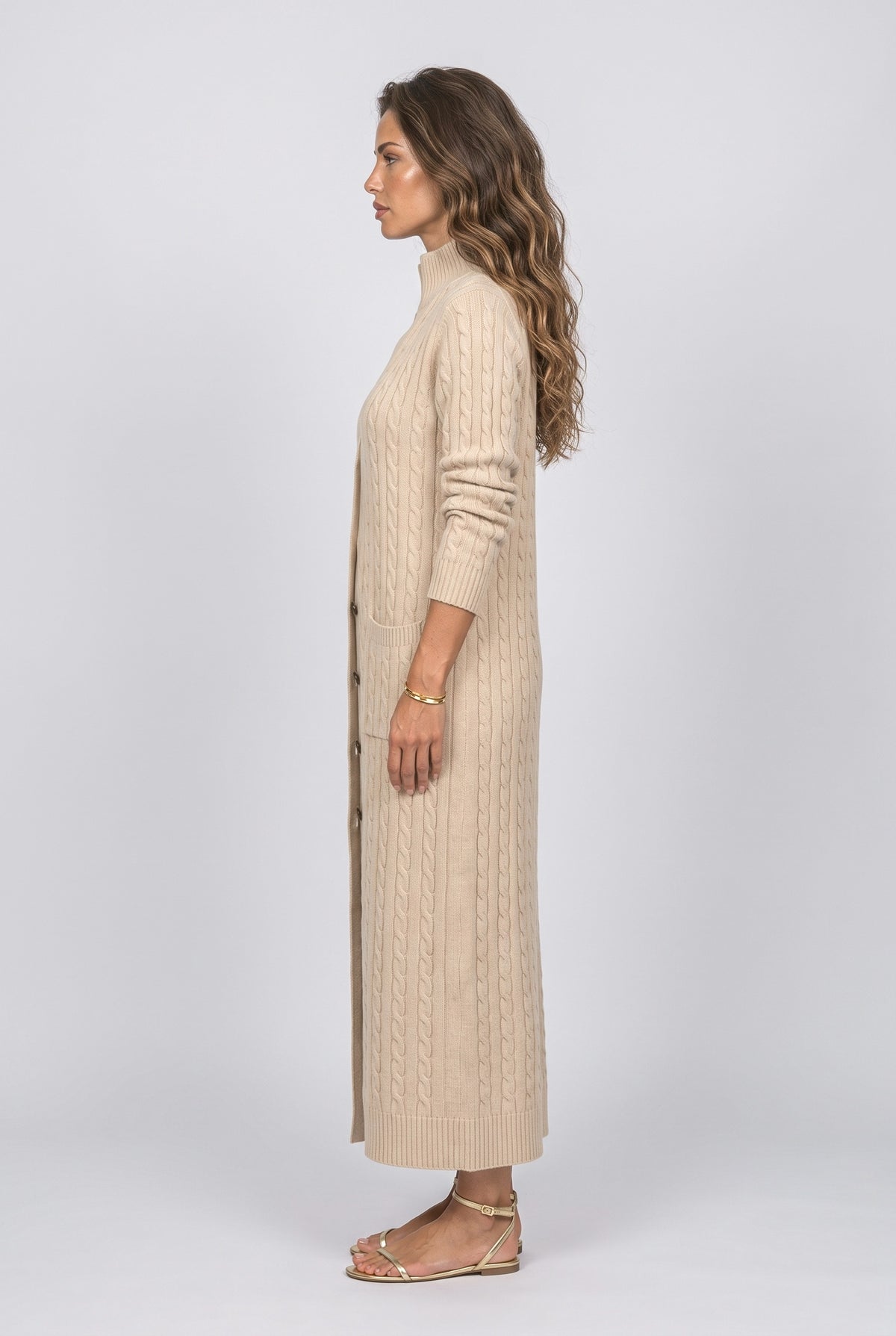 Knit Cardigan, back view
