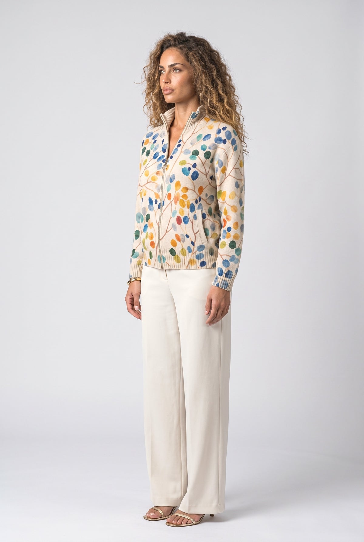 Knit Cardigan, back view