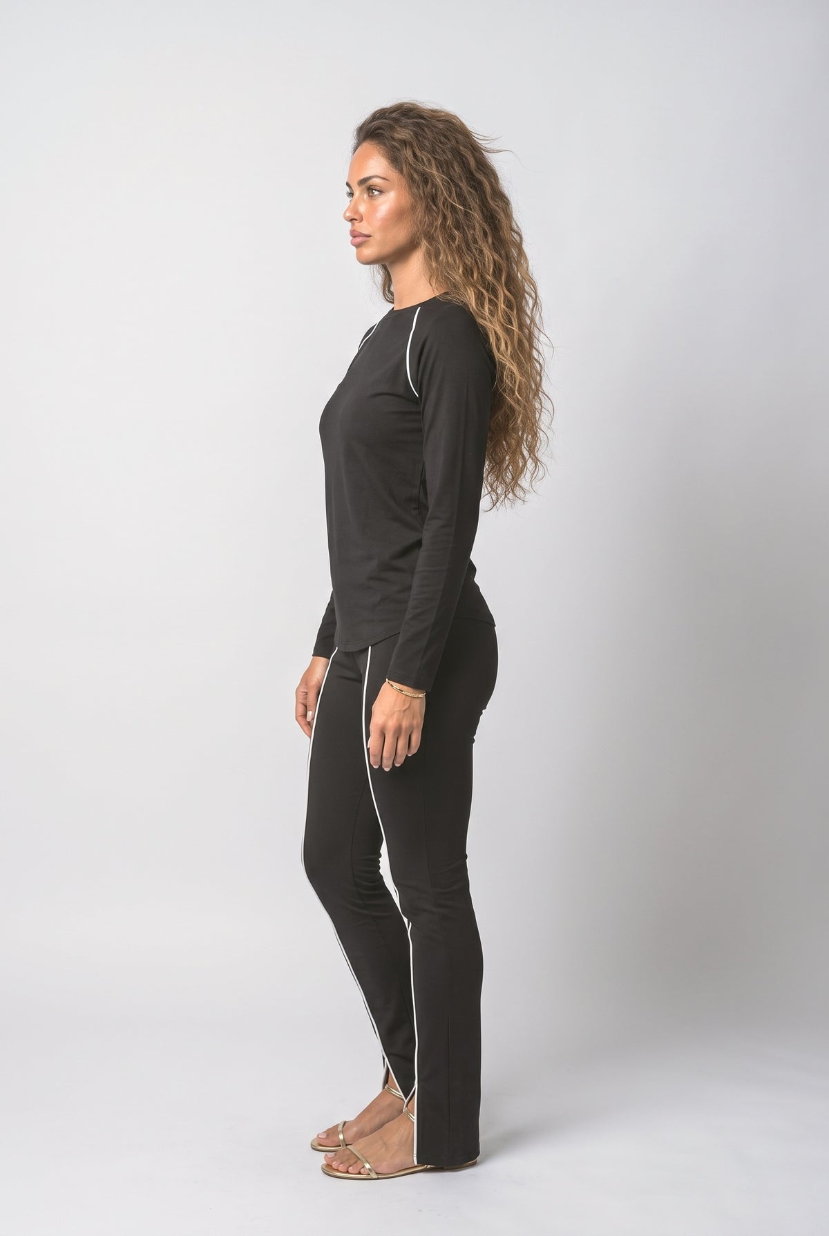 Long Sleeve Two Piece Outfit, back view