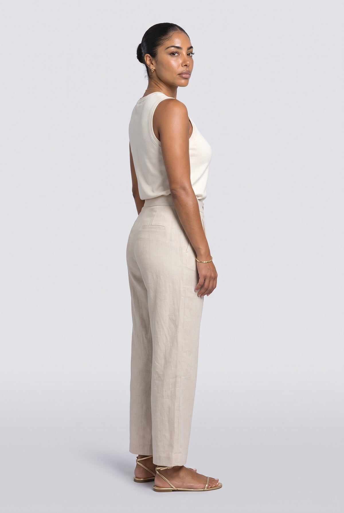 Wide Leg Pants, back view