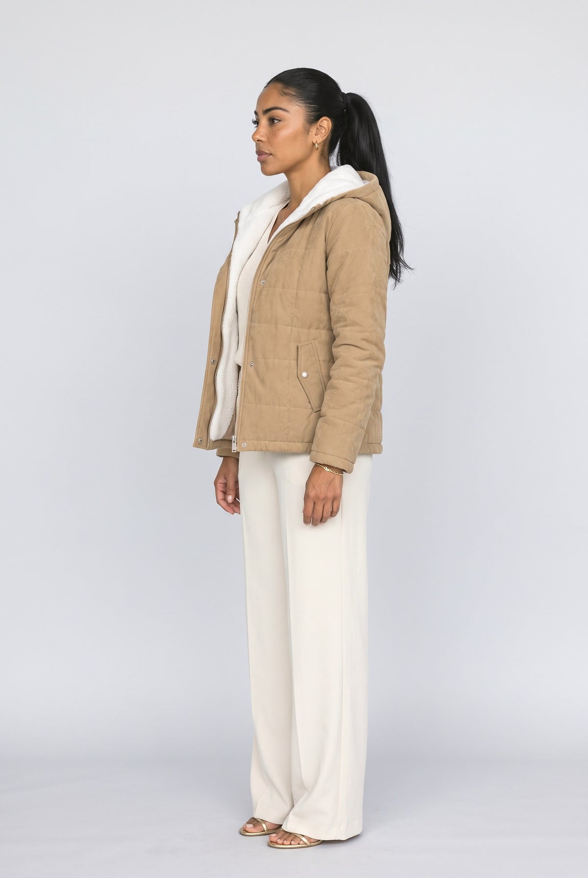 Puffer Jacket, back view