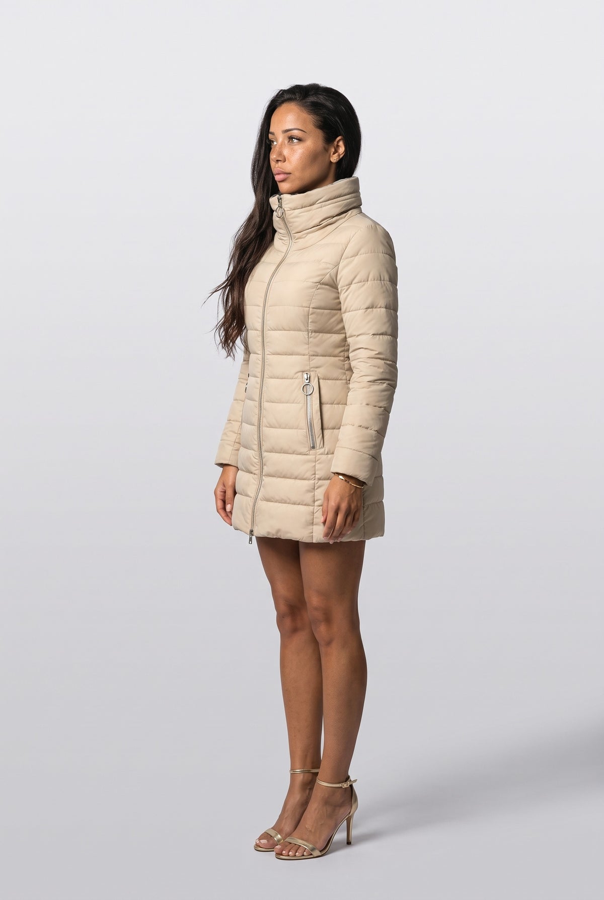 Puffer Jacket, back view