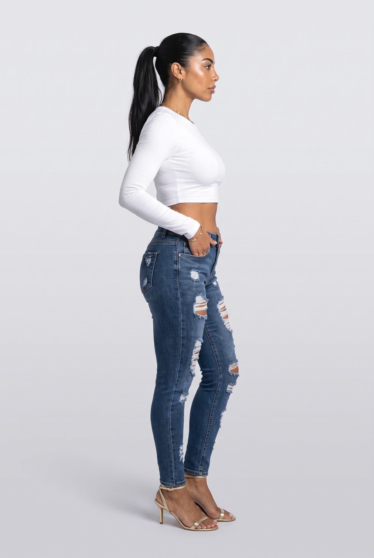 Women's Jeans, back view