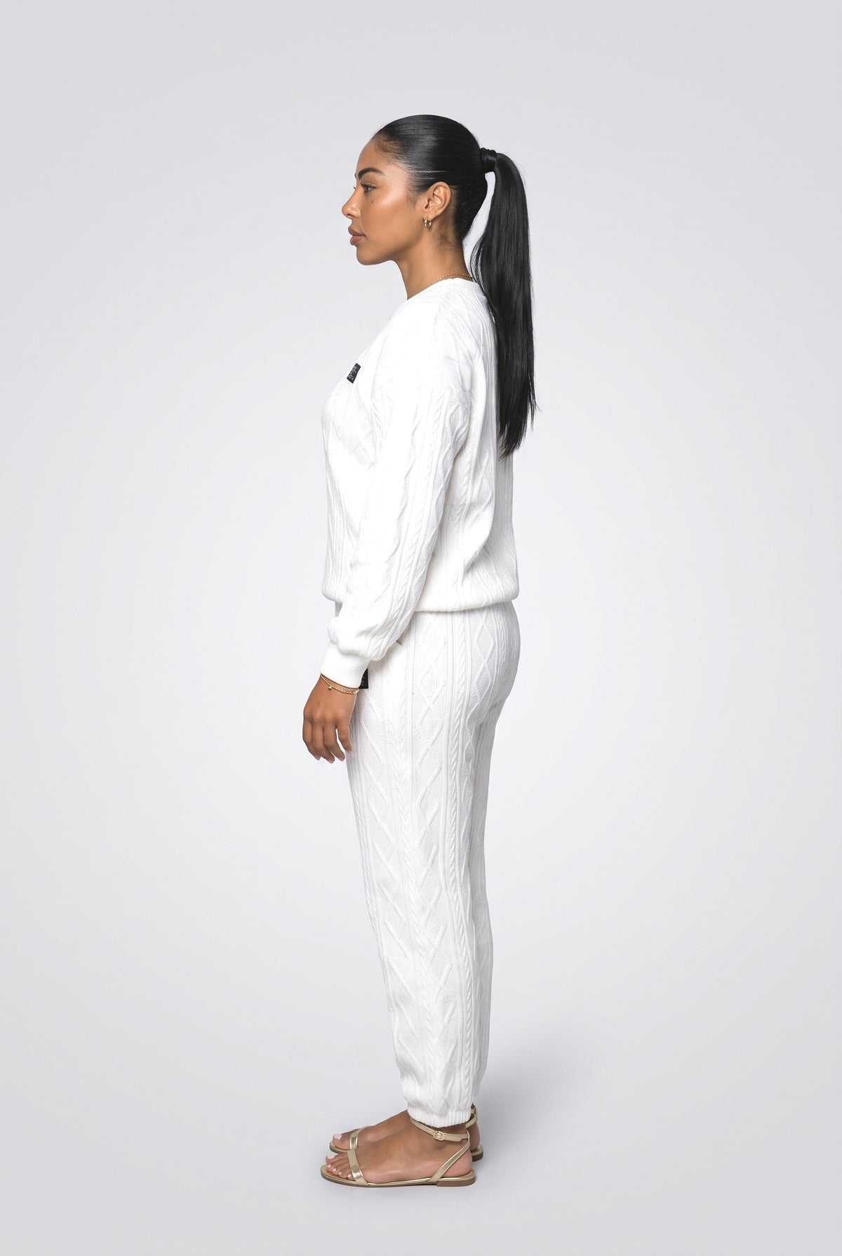 Knit Two Piece Outfit, back view