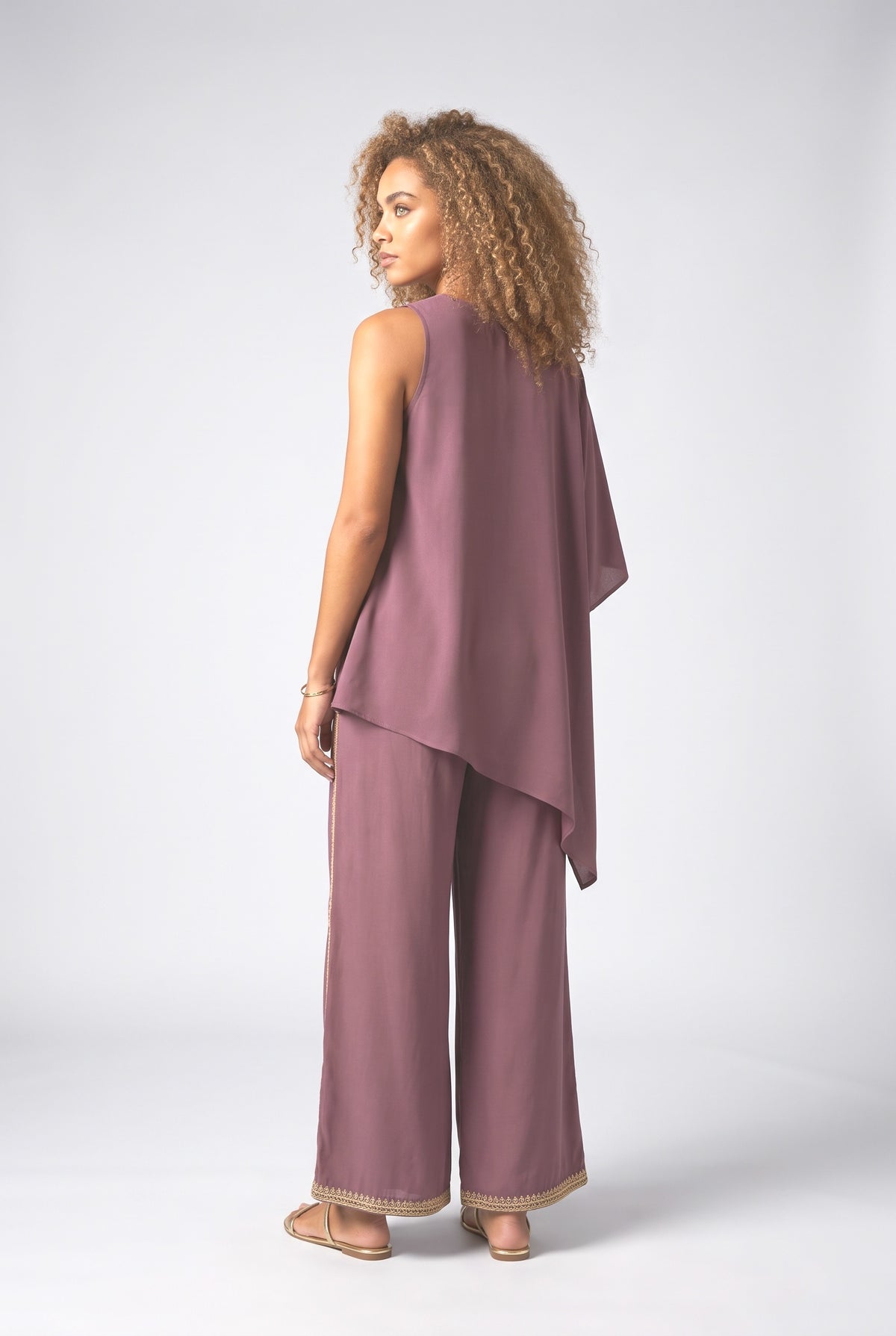 Purple Outfit Set, back view