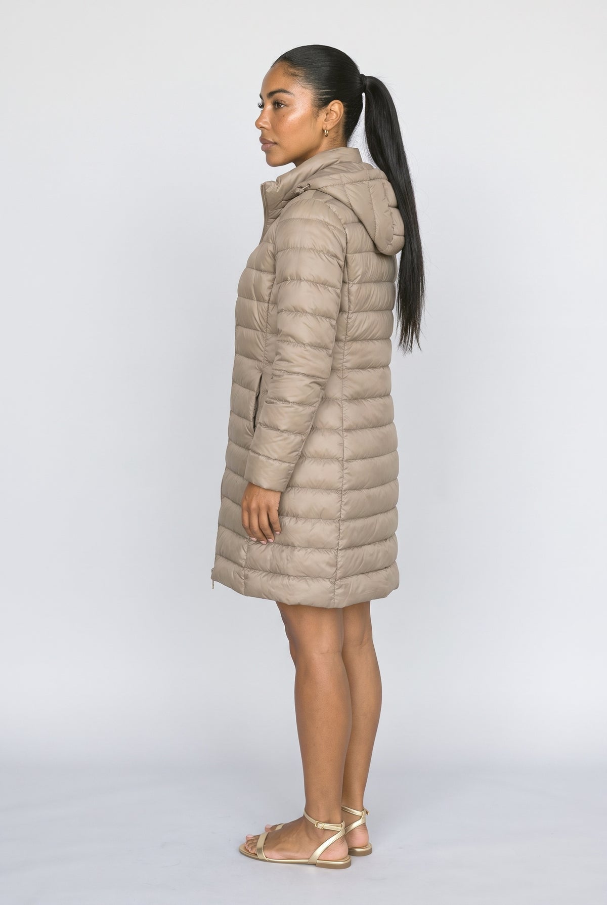 Puffer Jacket, back view