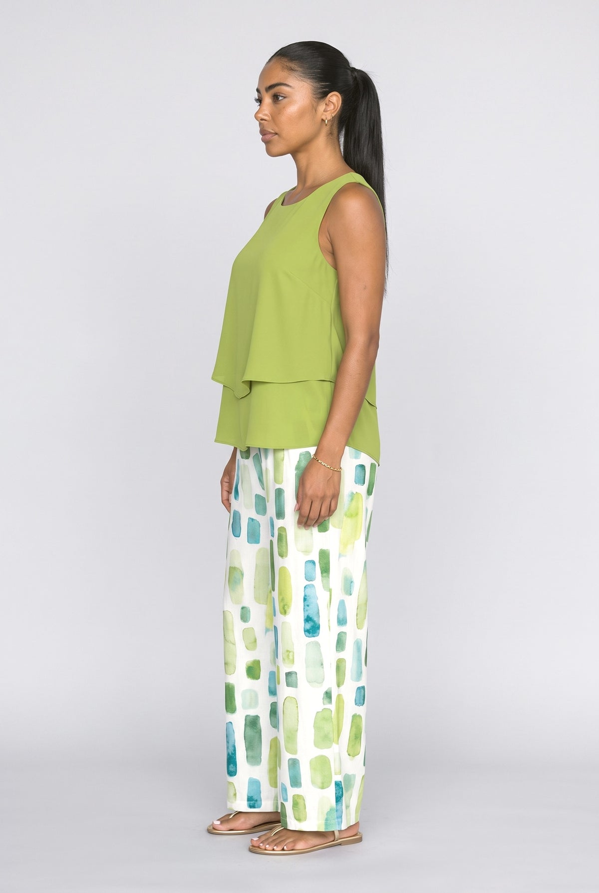 Flowy Two Piece Outfit, back view