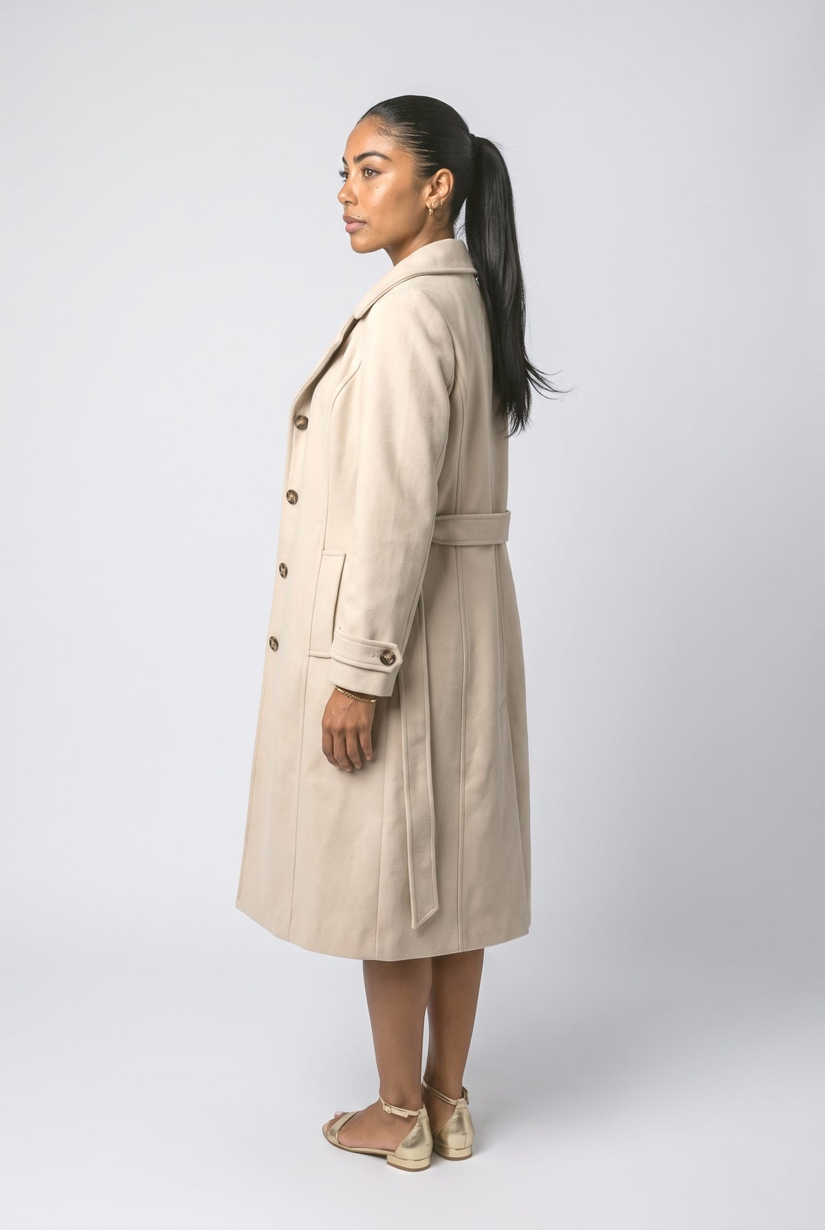 Wool Coat, back view
