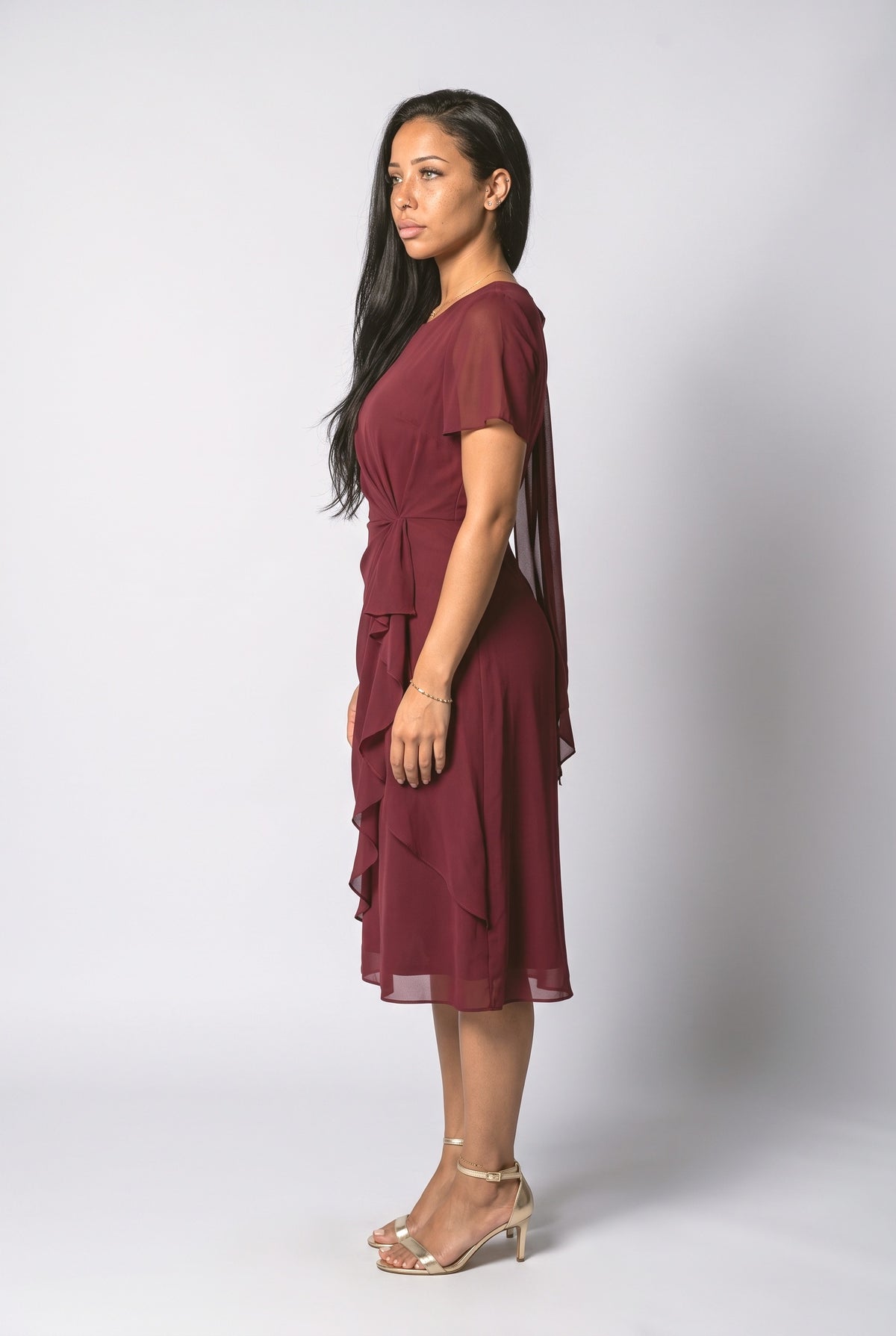 Midi Dress, back view