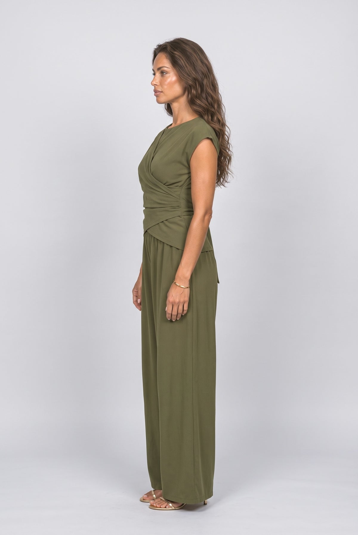 Wrap Two Piece Outfit, back view