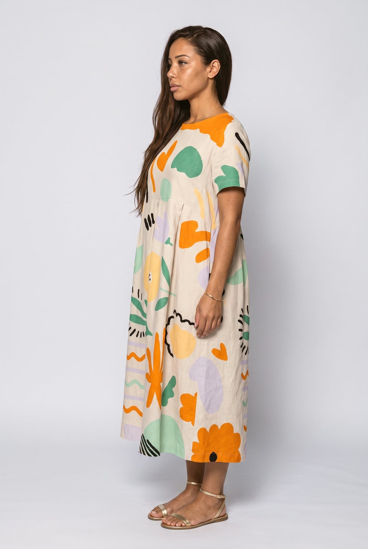 Midi Dress, back view