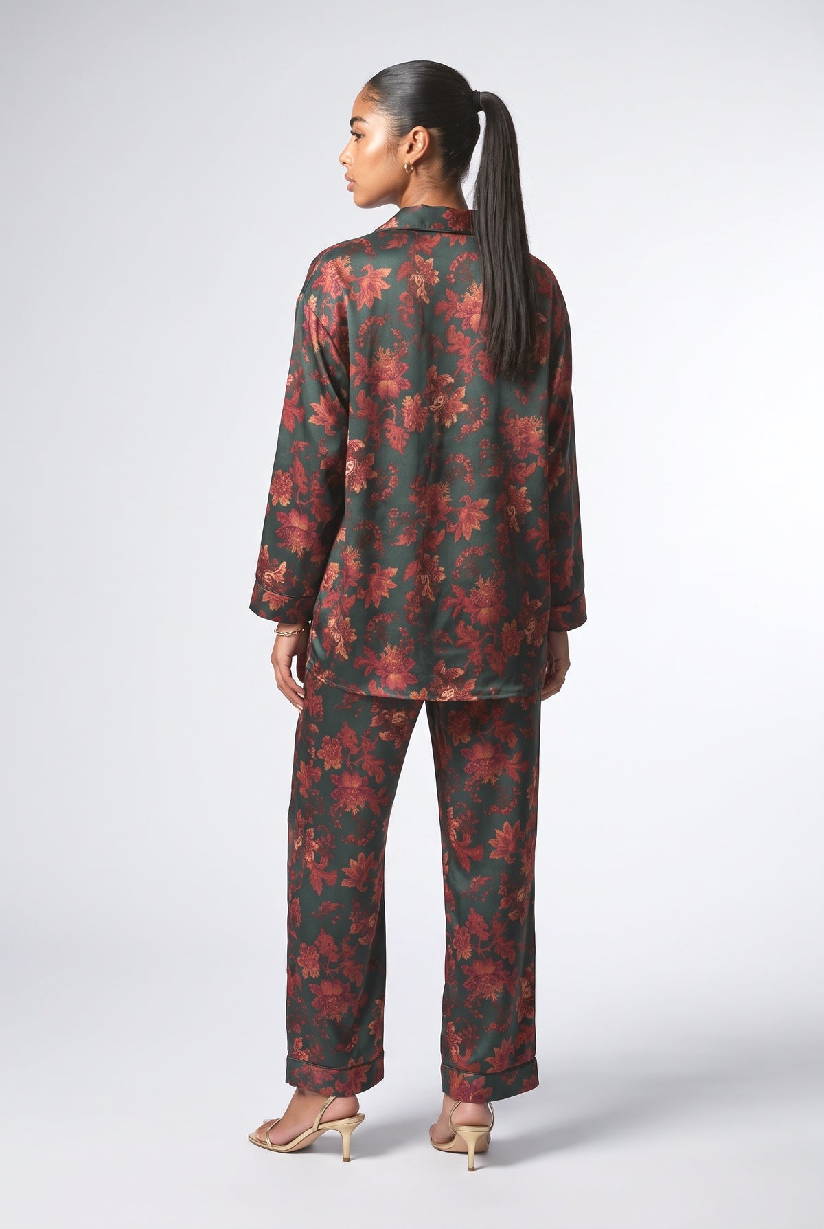 Lotus Pajama Set, back view