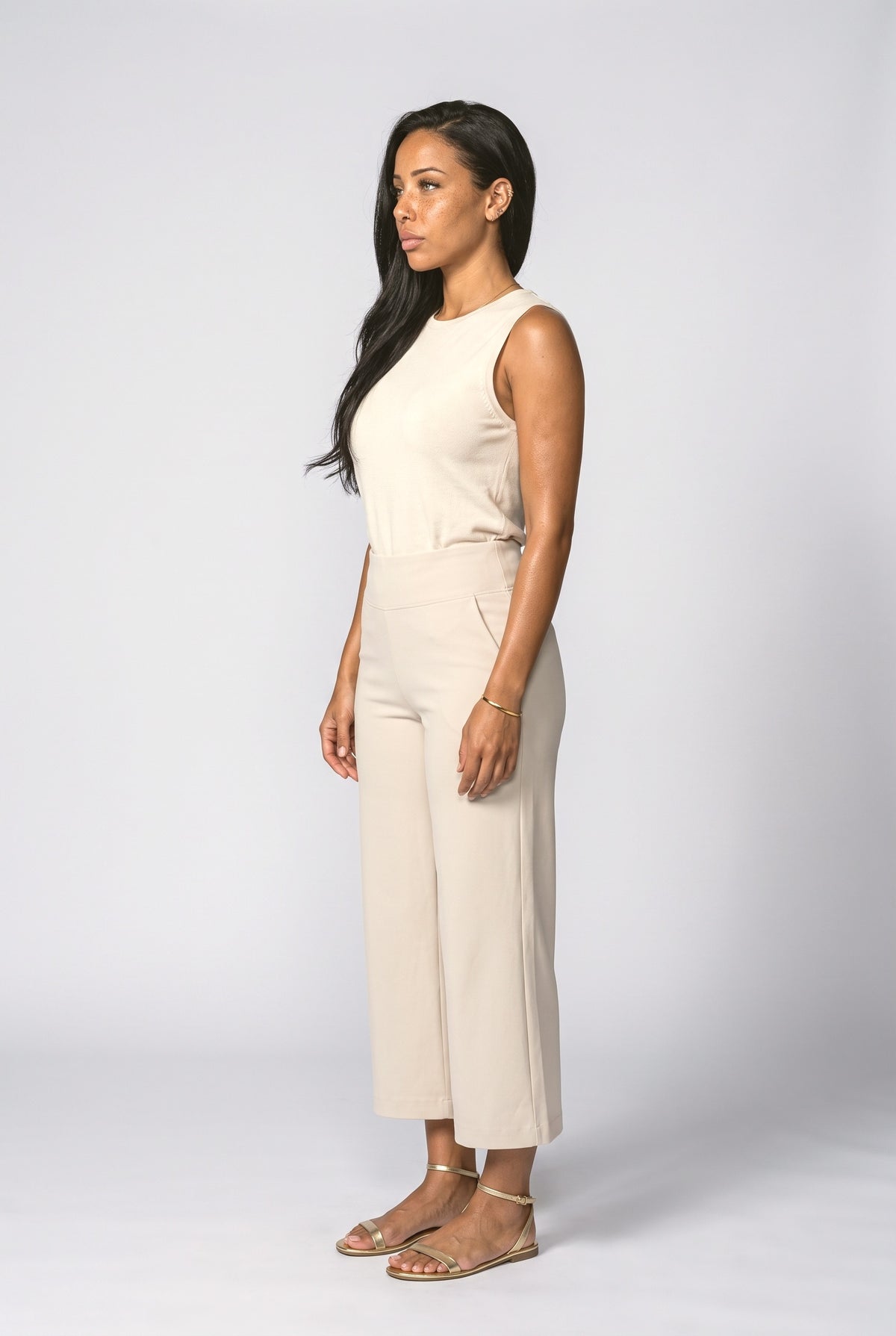 Wide Leg Pants, back view