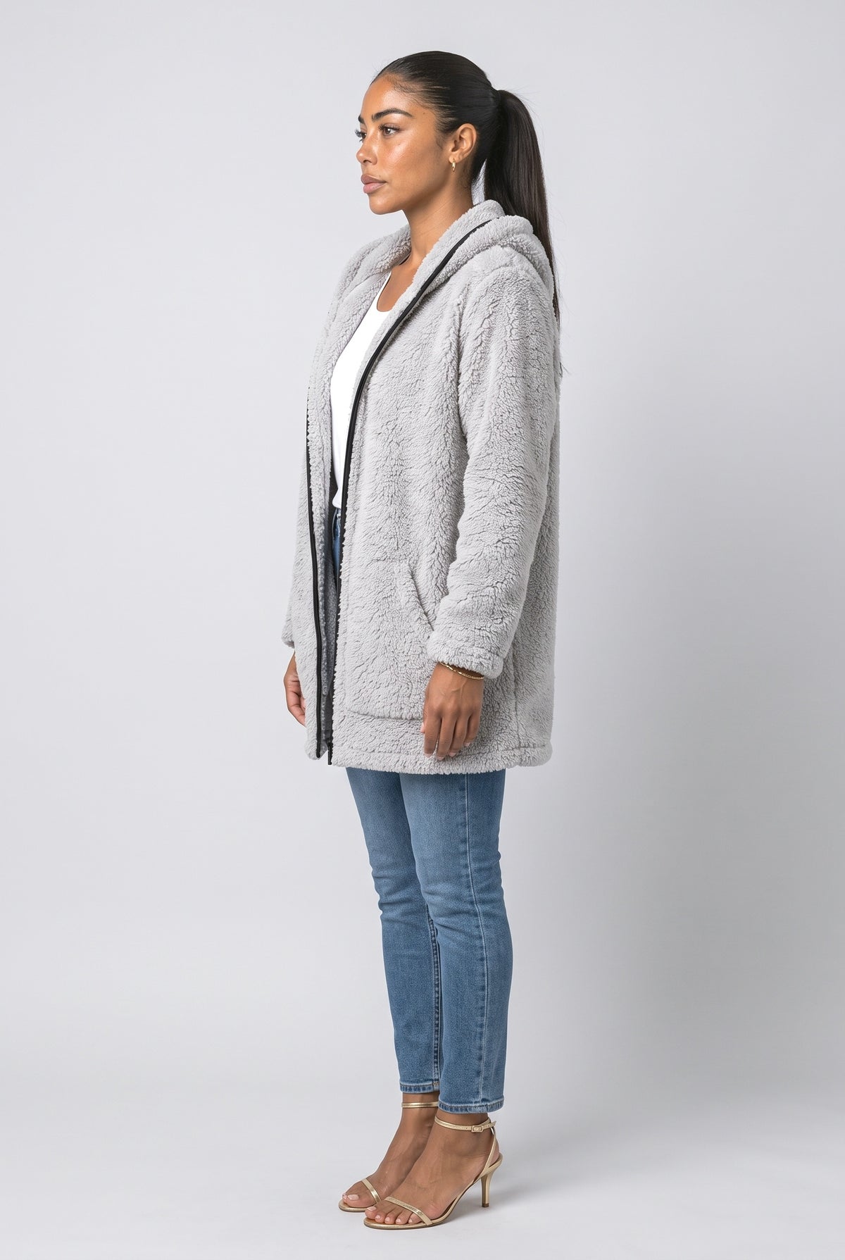 Knit Cardigan, back view