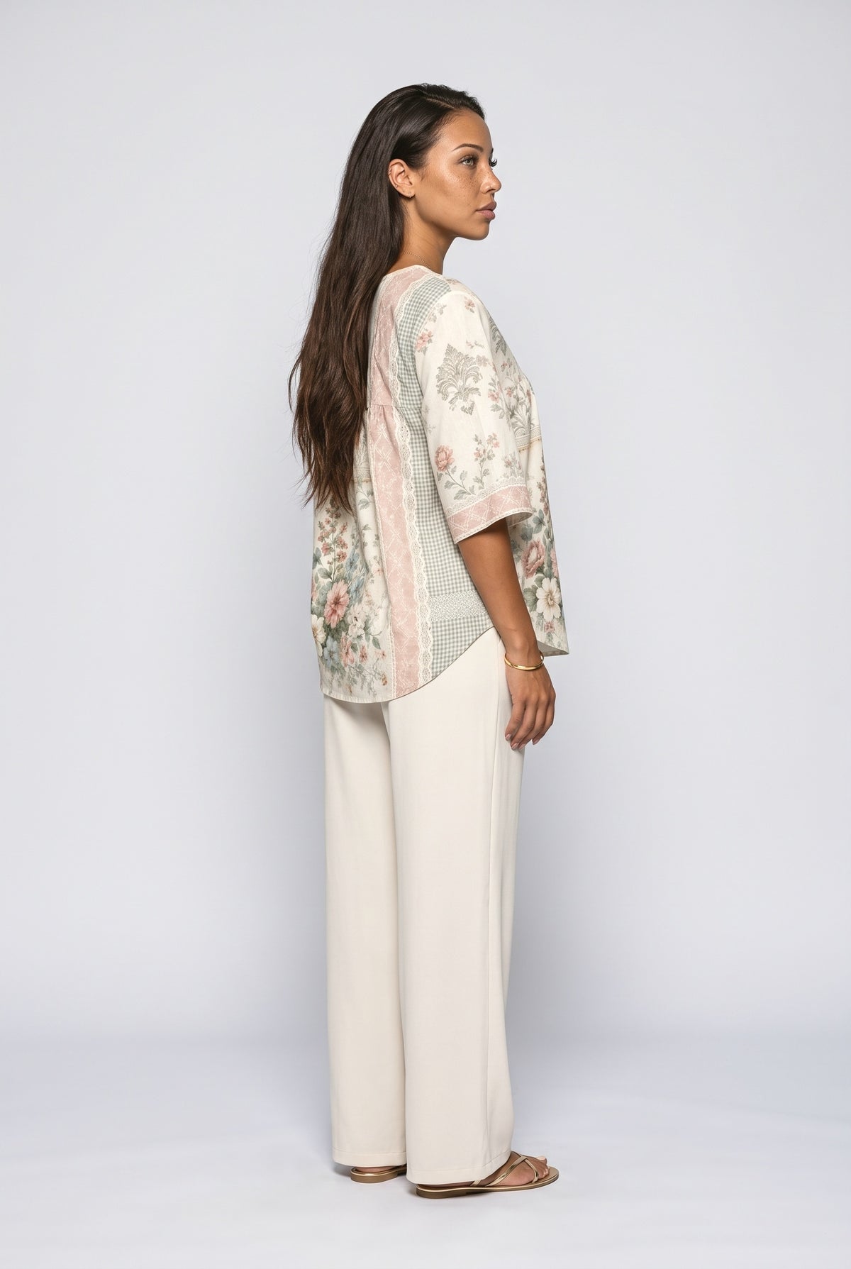 Floral Blouse, back view