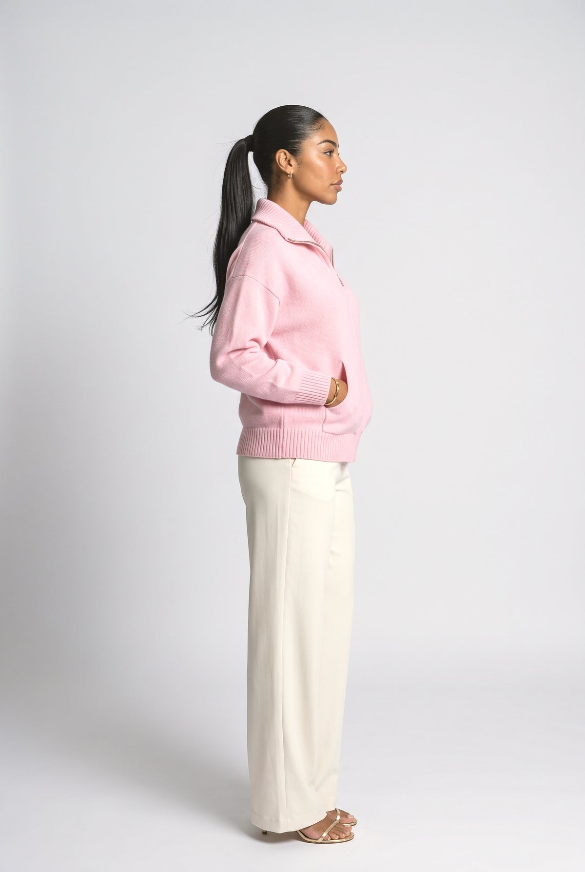 Knit Cardigan, back view