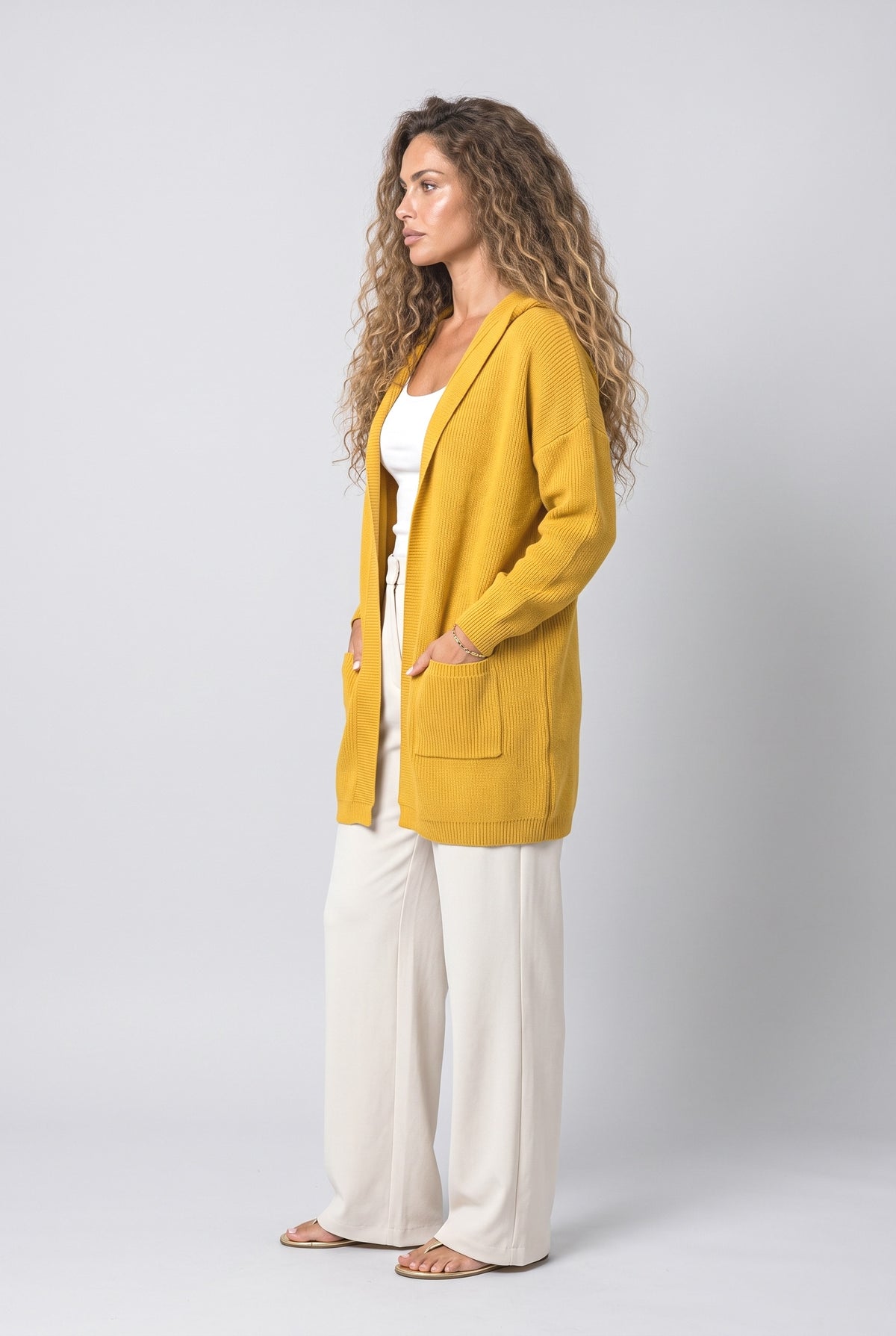 Knit Cardigan, back view