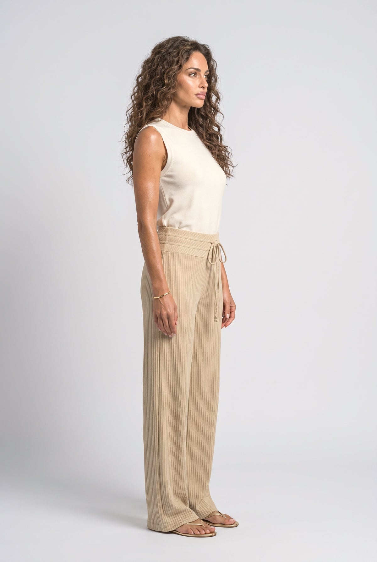 Wide Leg Pants, back view