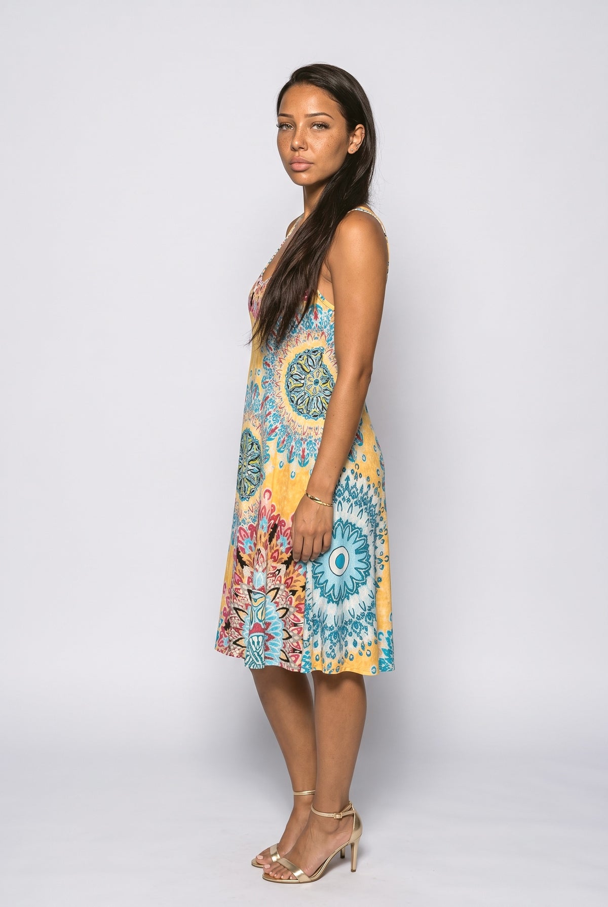 A-Line Summer Dress, back view