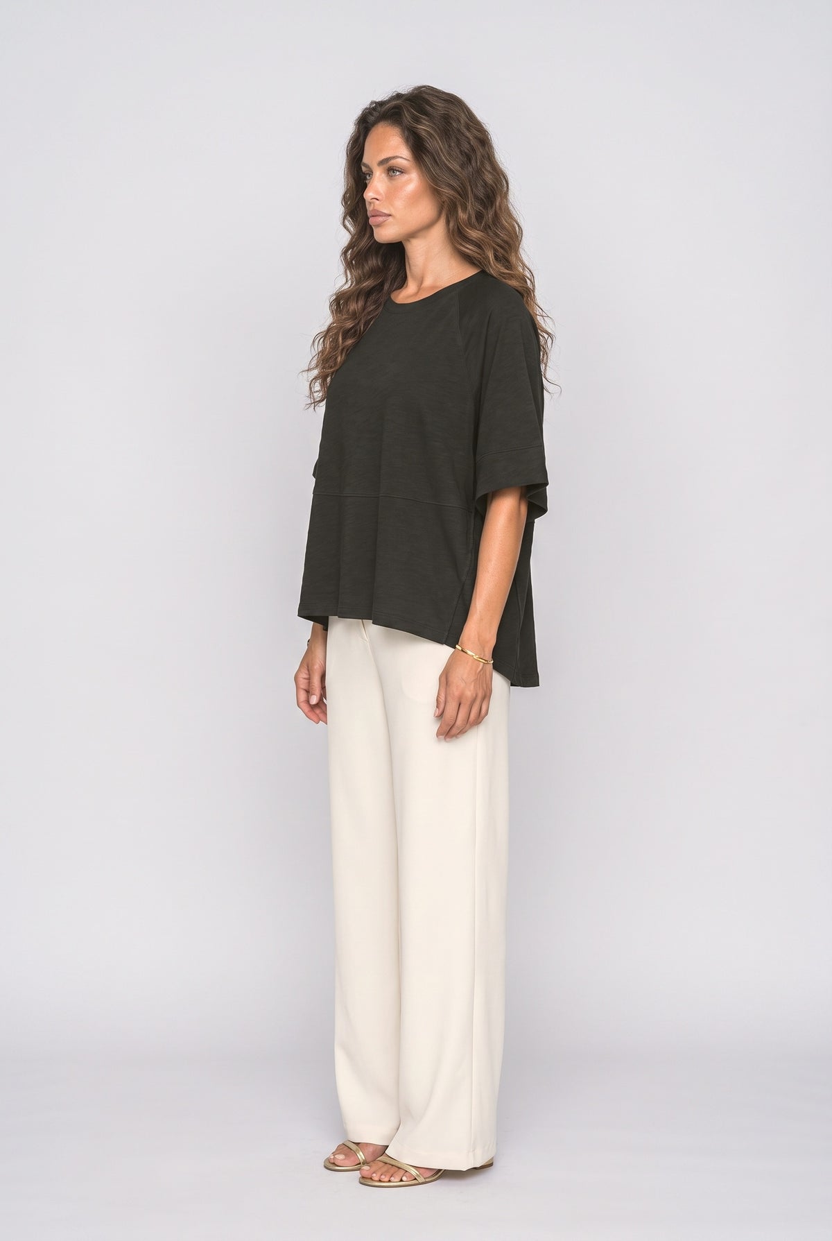 Flowy T Shirt Women, back view