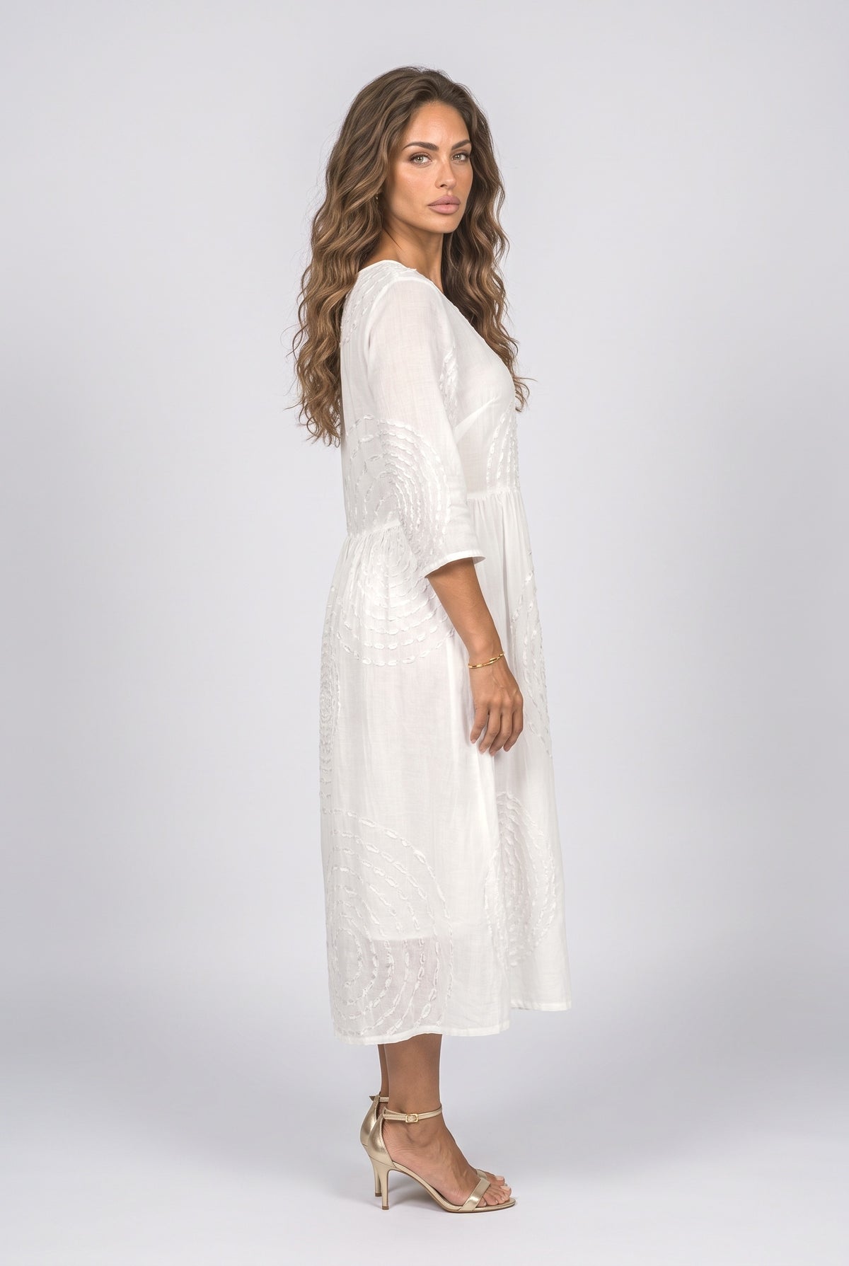 Midi Dress, back view