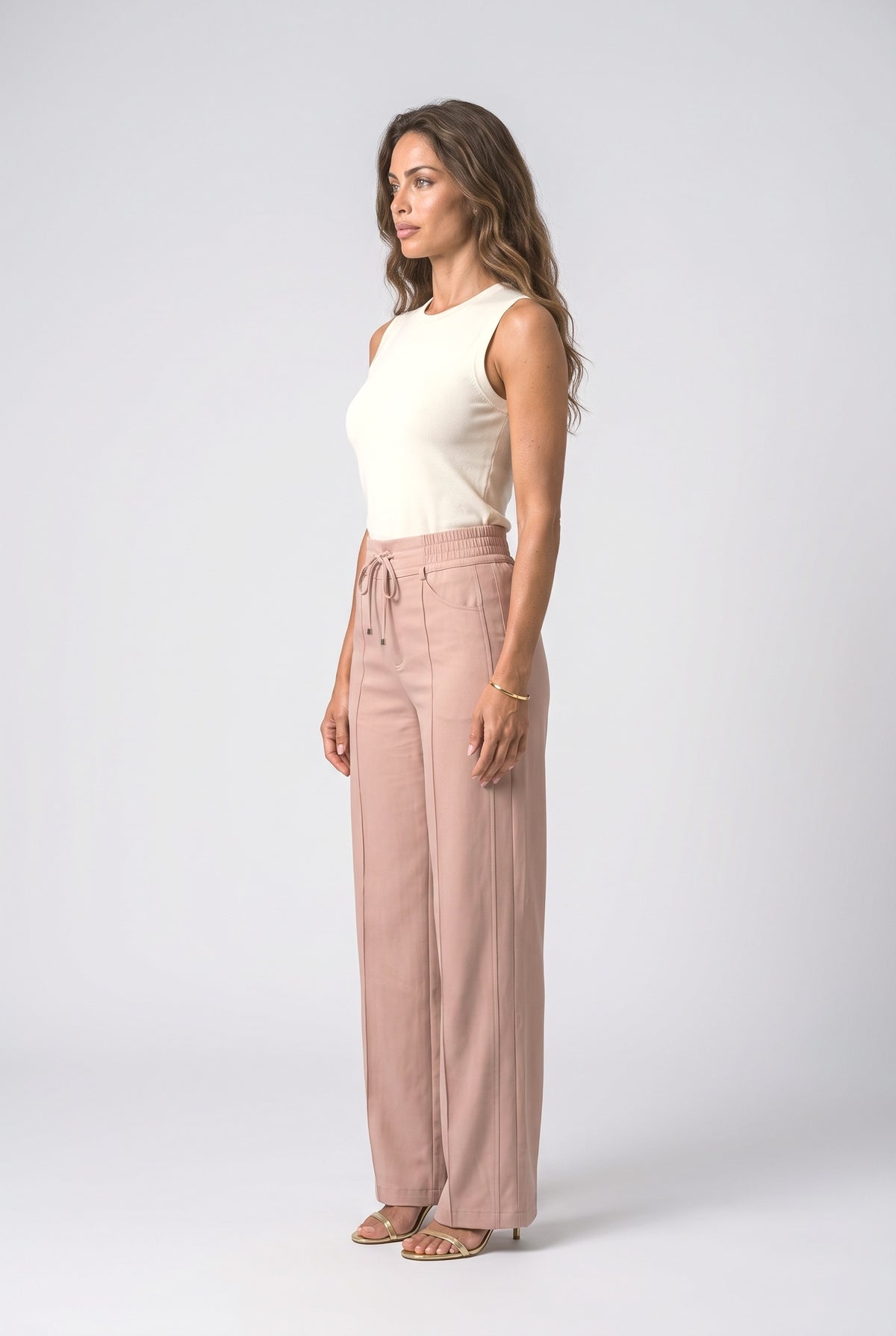 Wide Leg Pants, back view