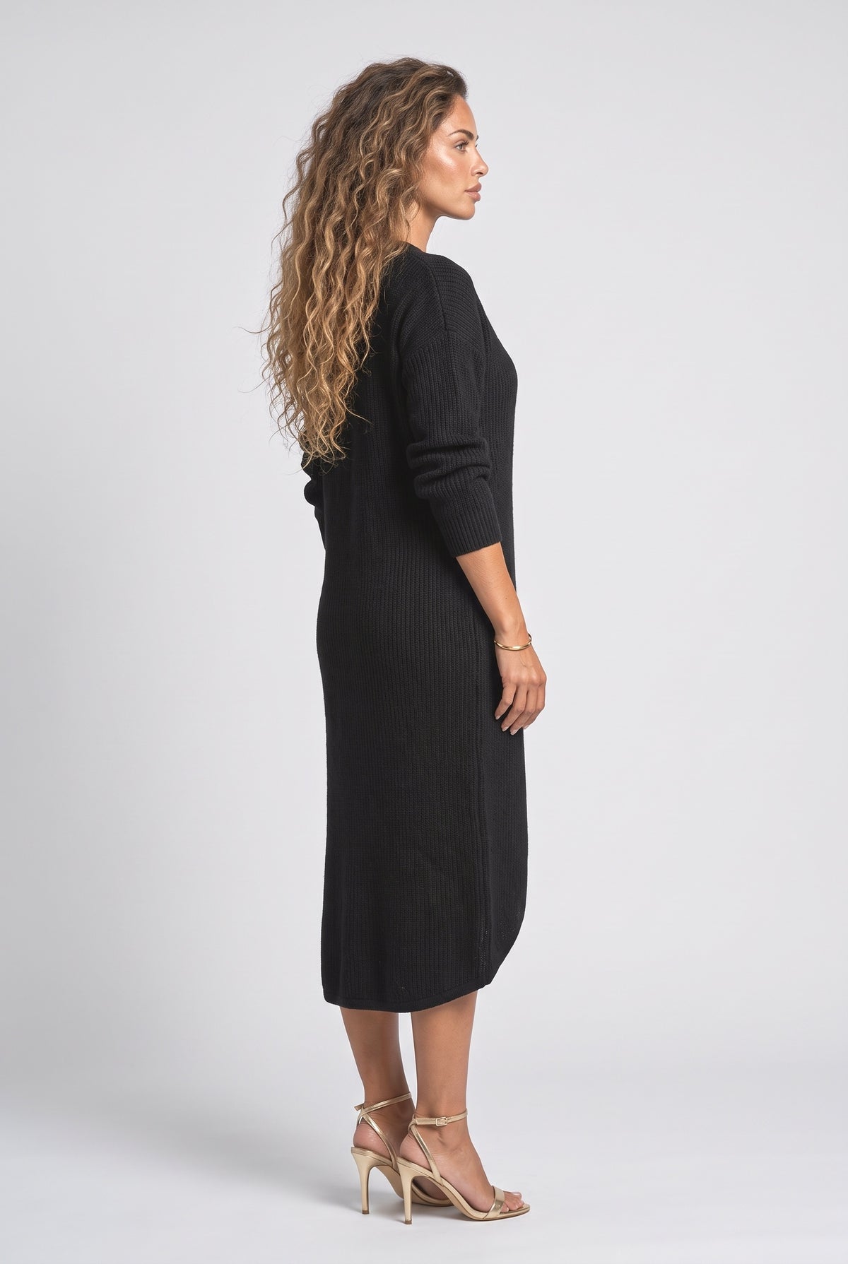 Wrap Midi Dress, back view
