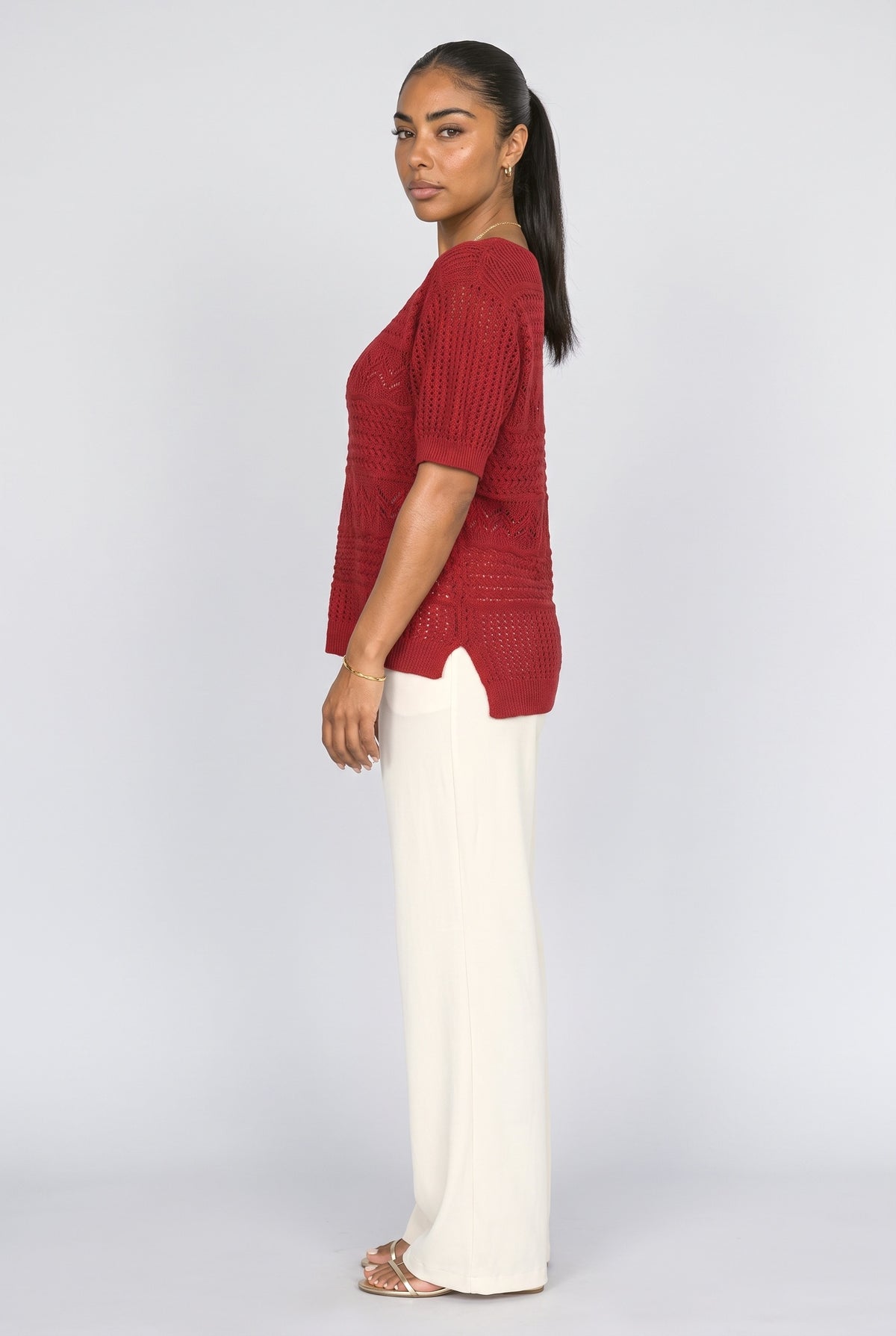 Knit Top, back view