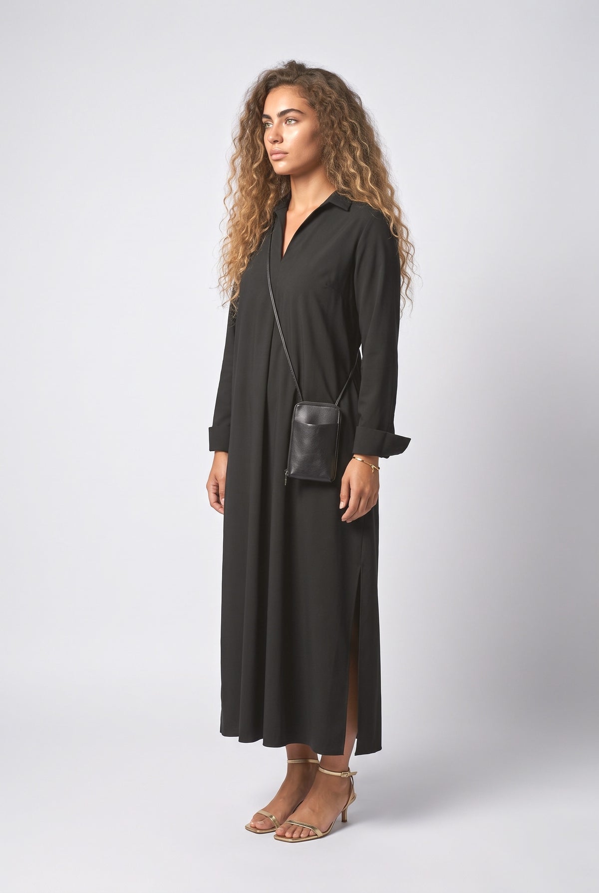 Slit Maxi Dress, back view