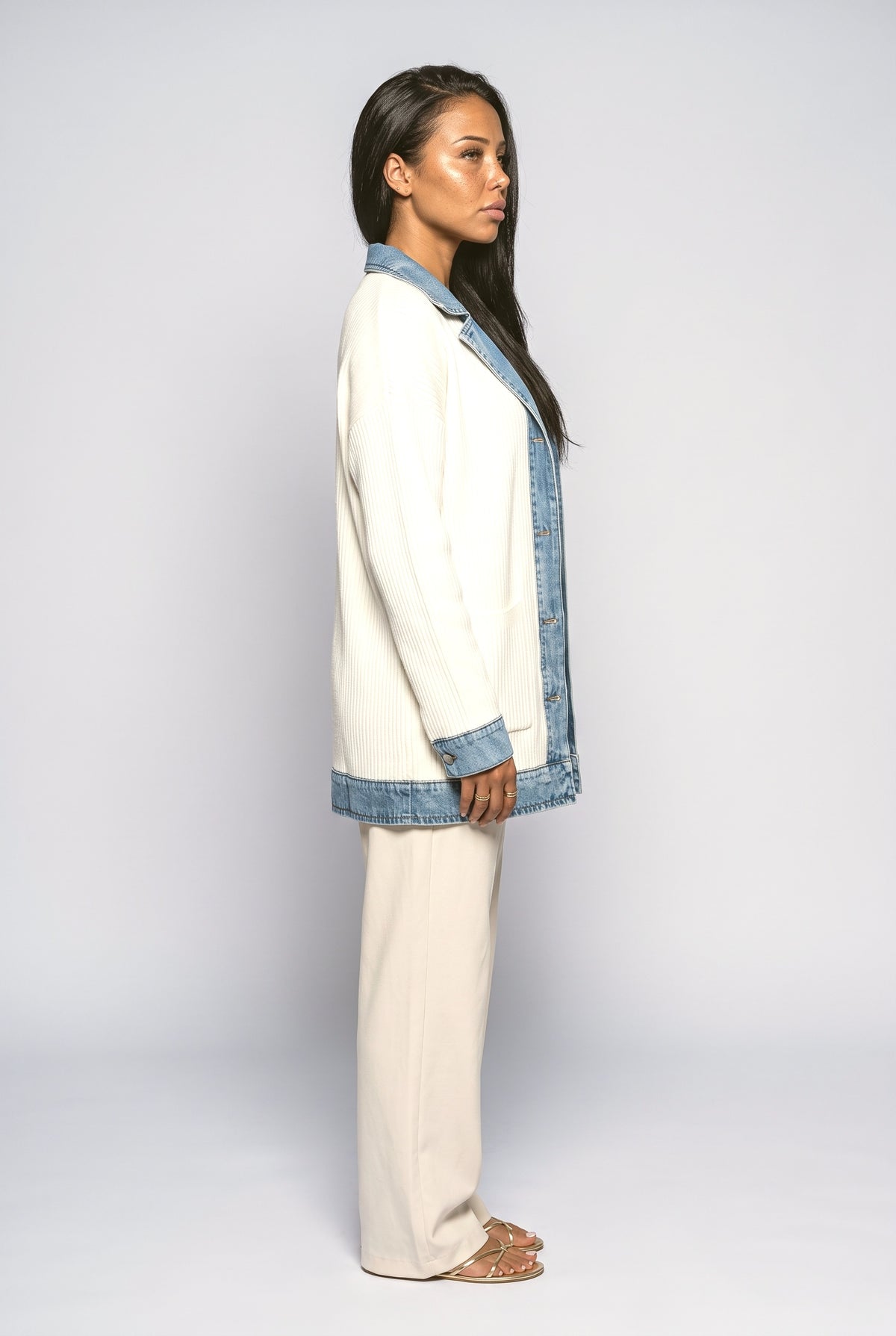 Knit Cardigan, back view