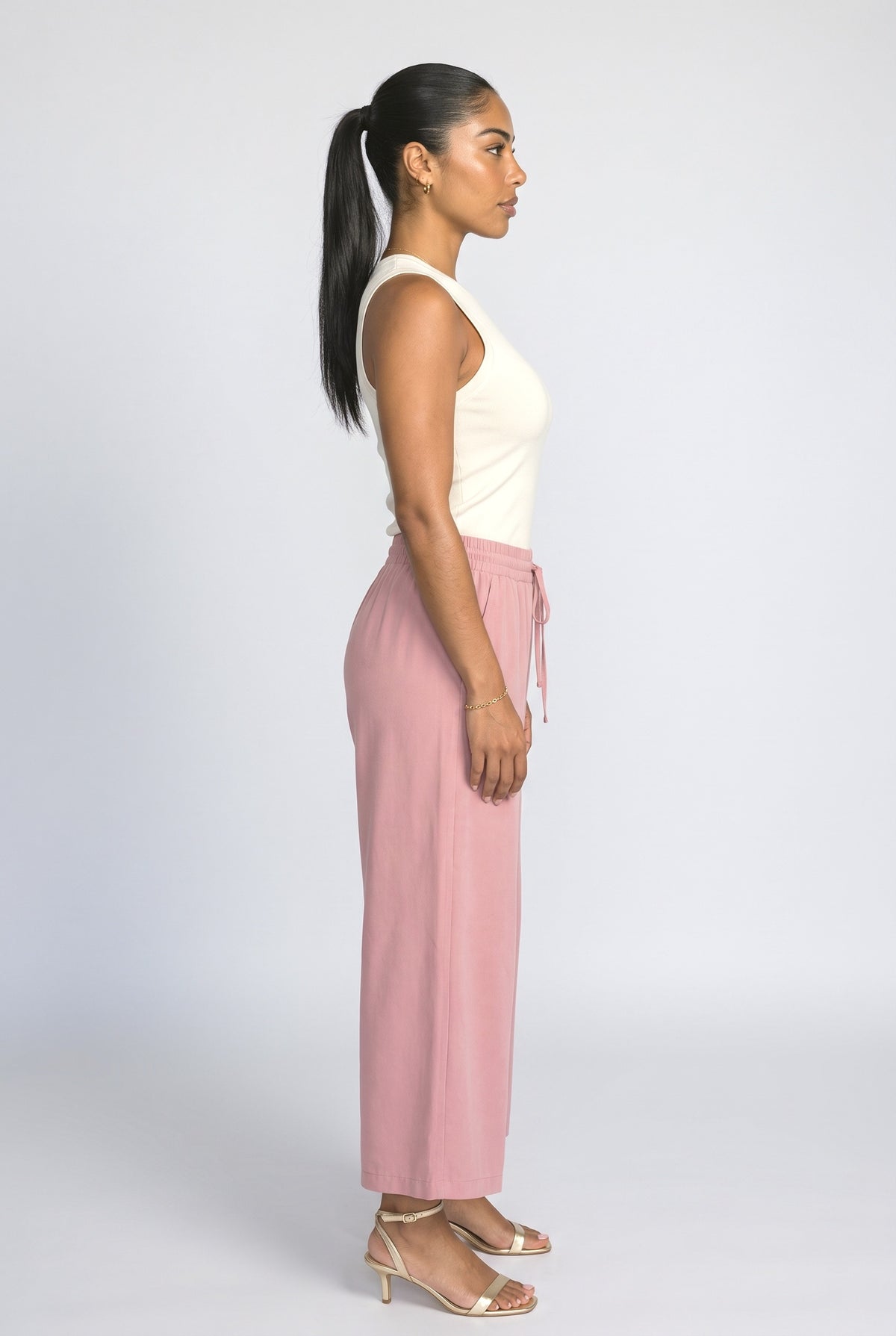 Wide Leg Pants, back view