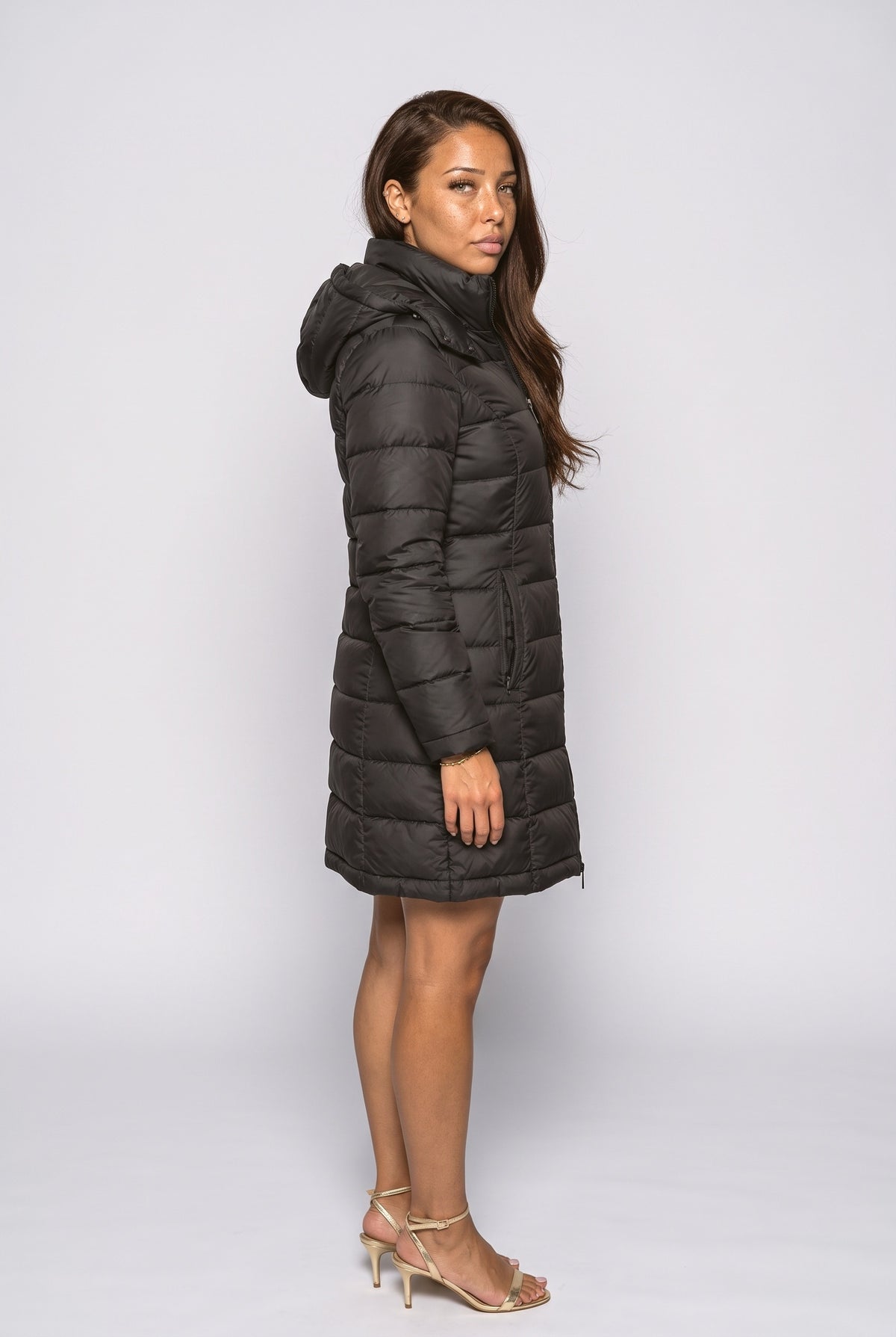 Puffer Jacket, back view