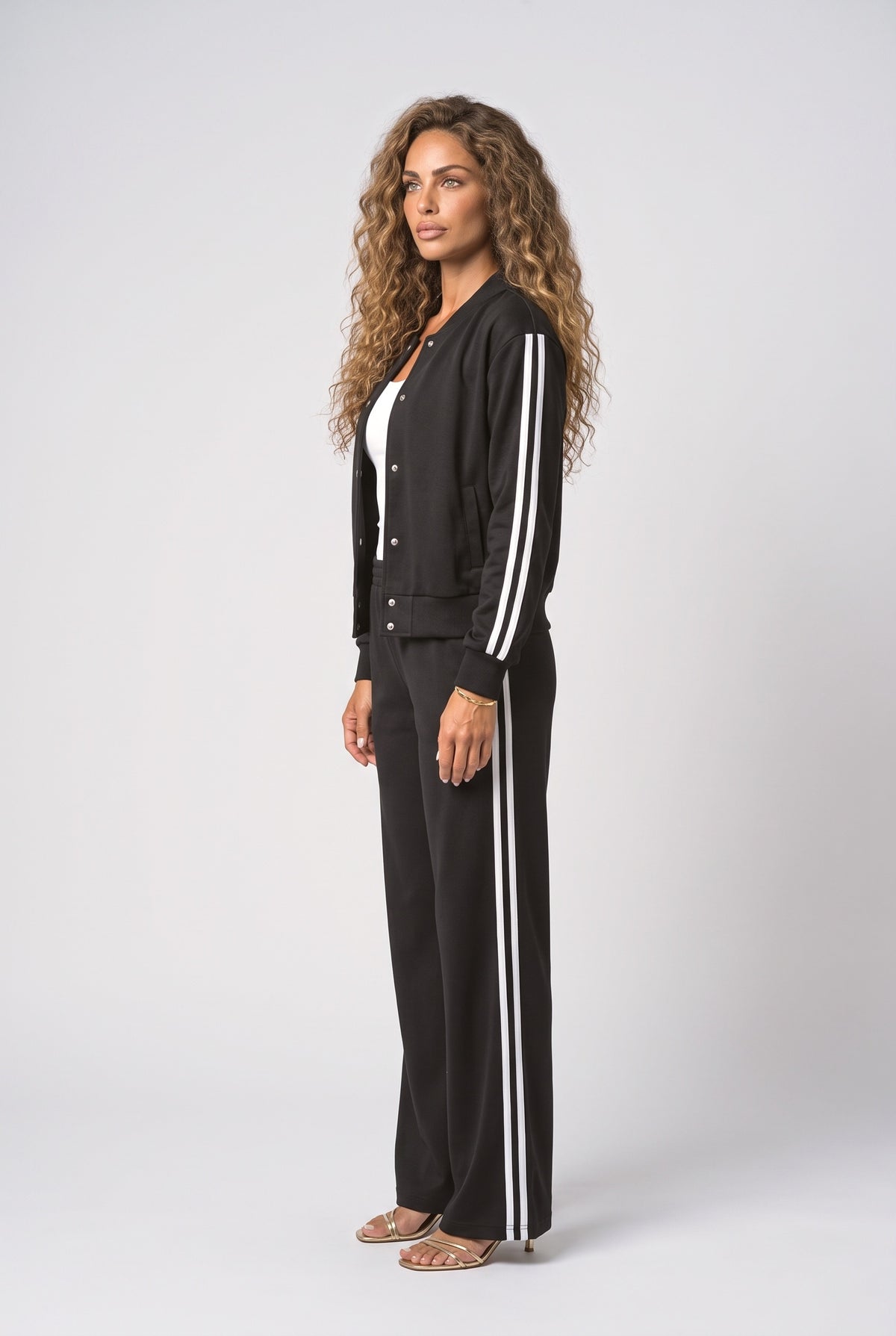 Striped Lounge Set, back view