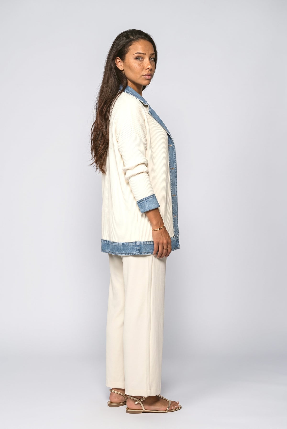 Knit Cardigan, back view