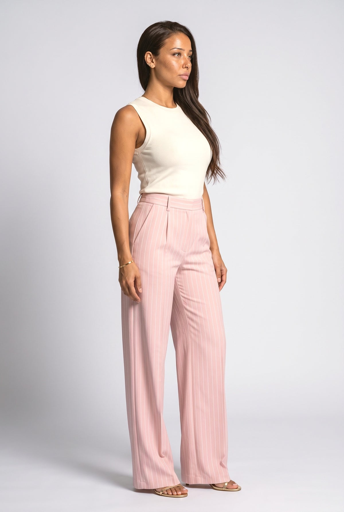 Wide Leg Pants, back view