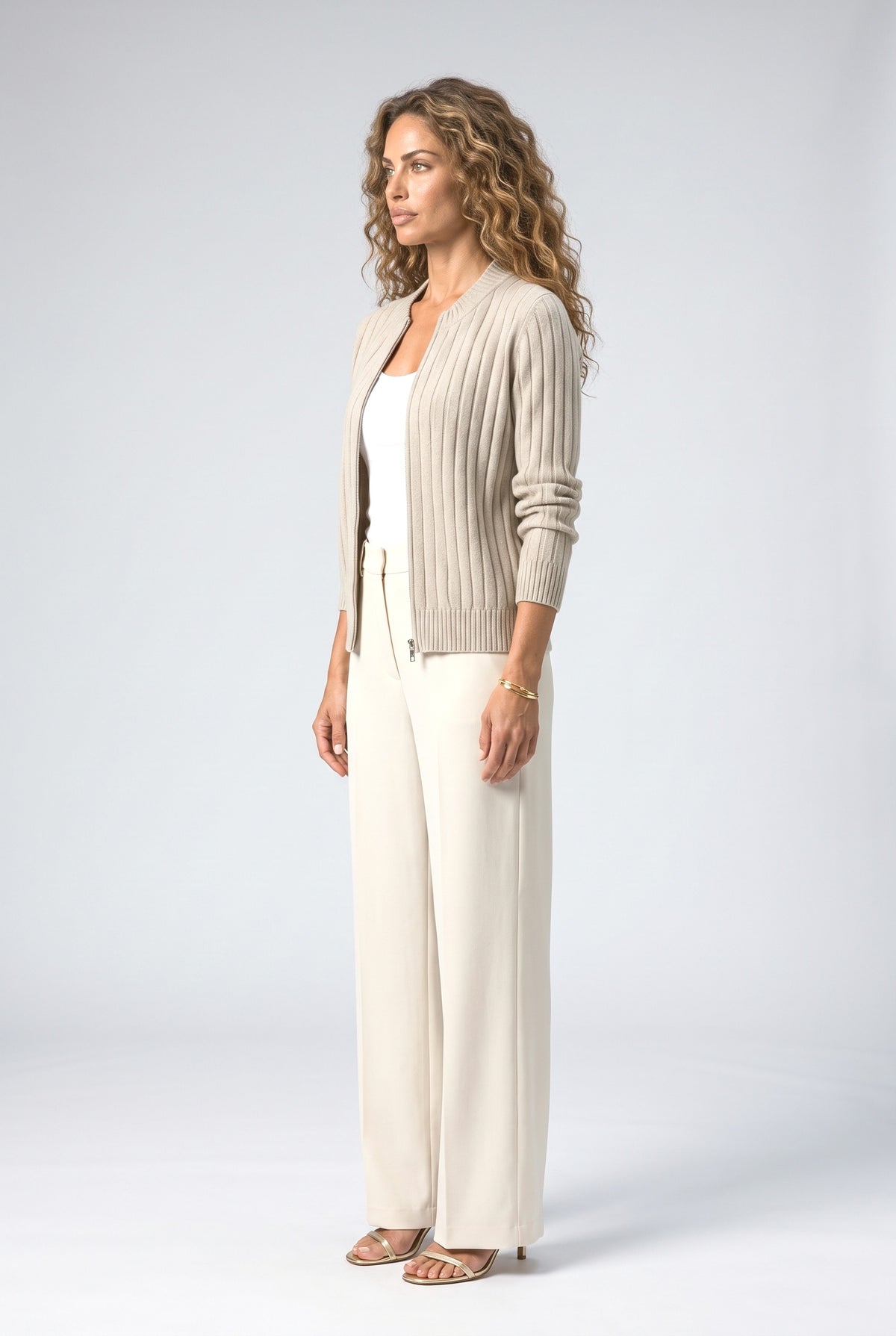 Knit Cardigan, back view