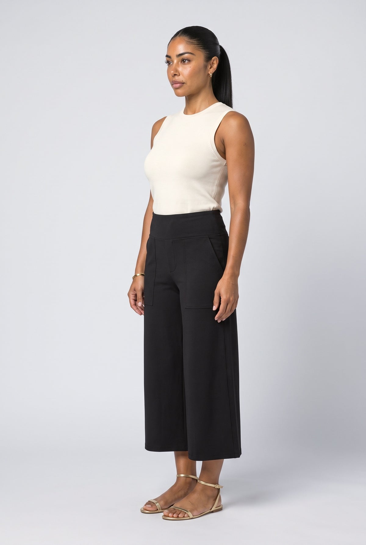 Wide Leg Pants, back view