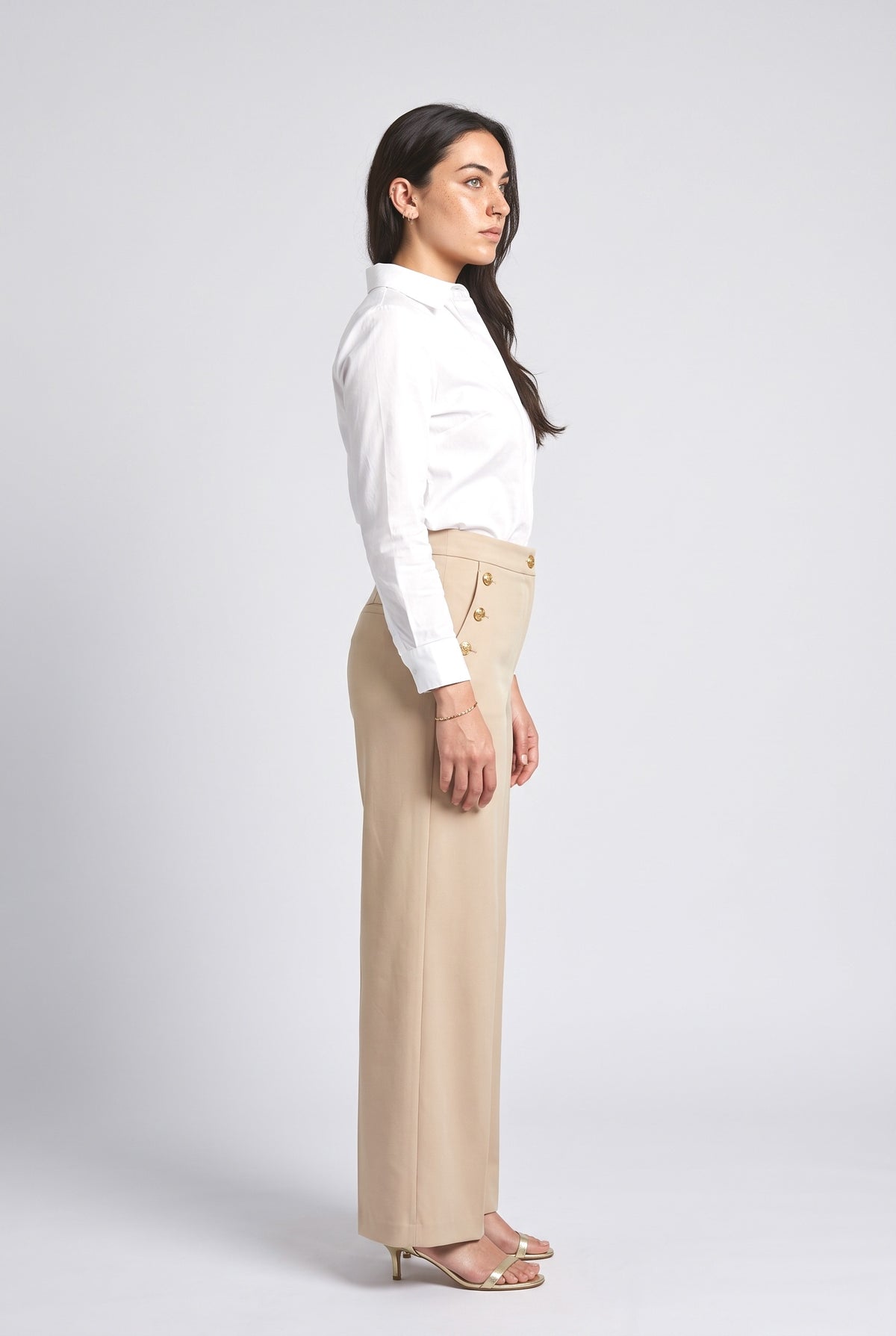 Wide Leg Pants, back view