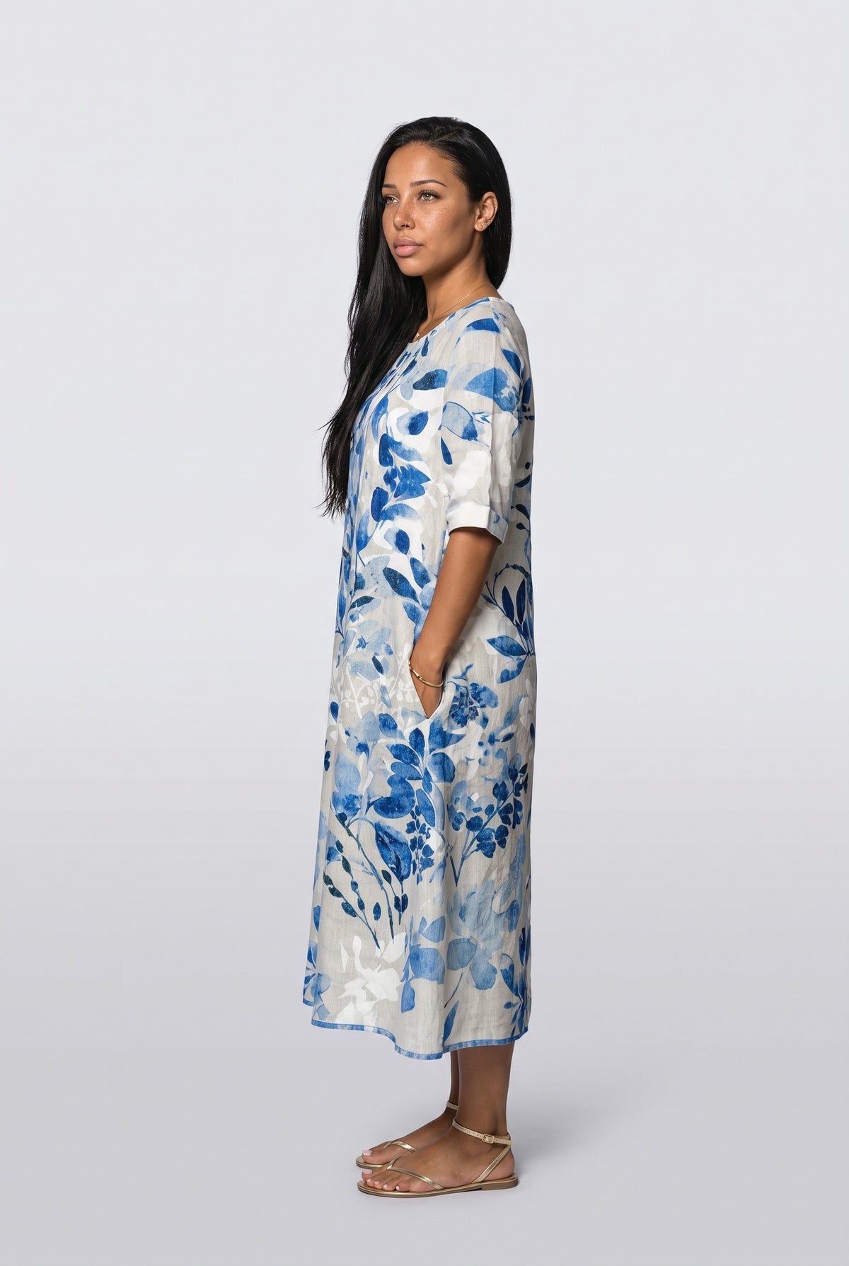 Midi Dress, back view