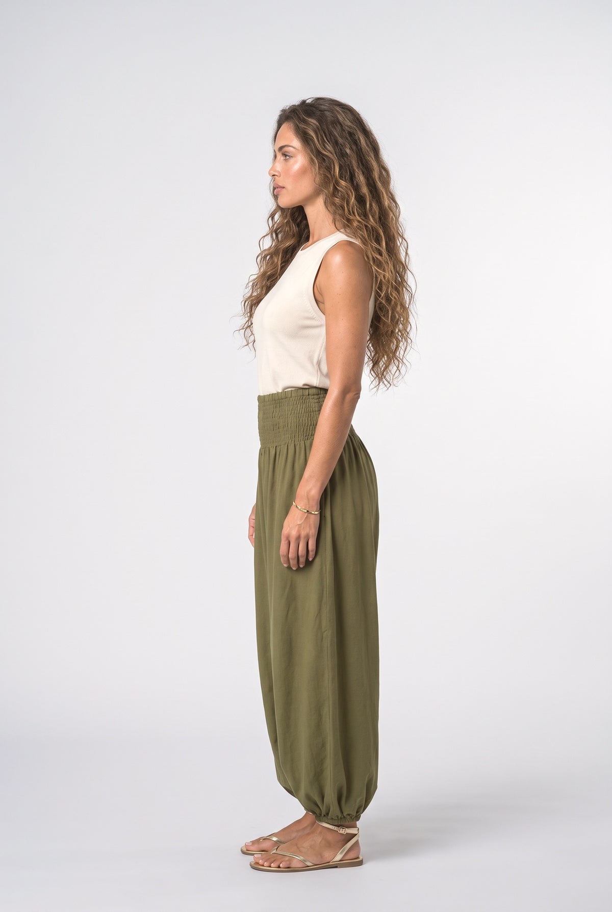 Wide Leg Pants, back view