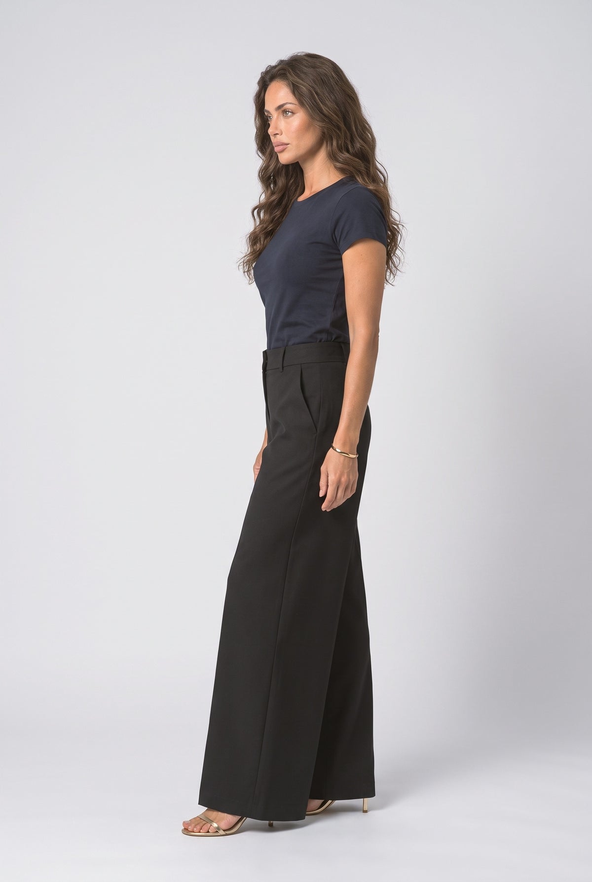 Wide Leg Pants, back view