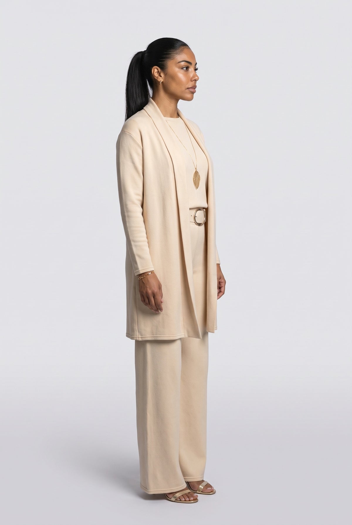 Long Cardigan, back view