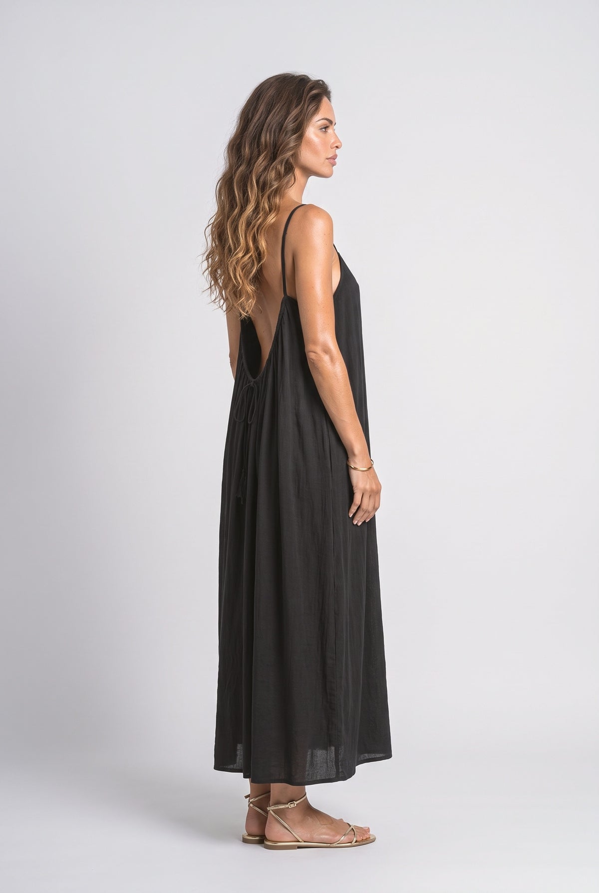 Backless Cami Maxi Dress, back view