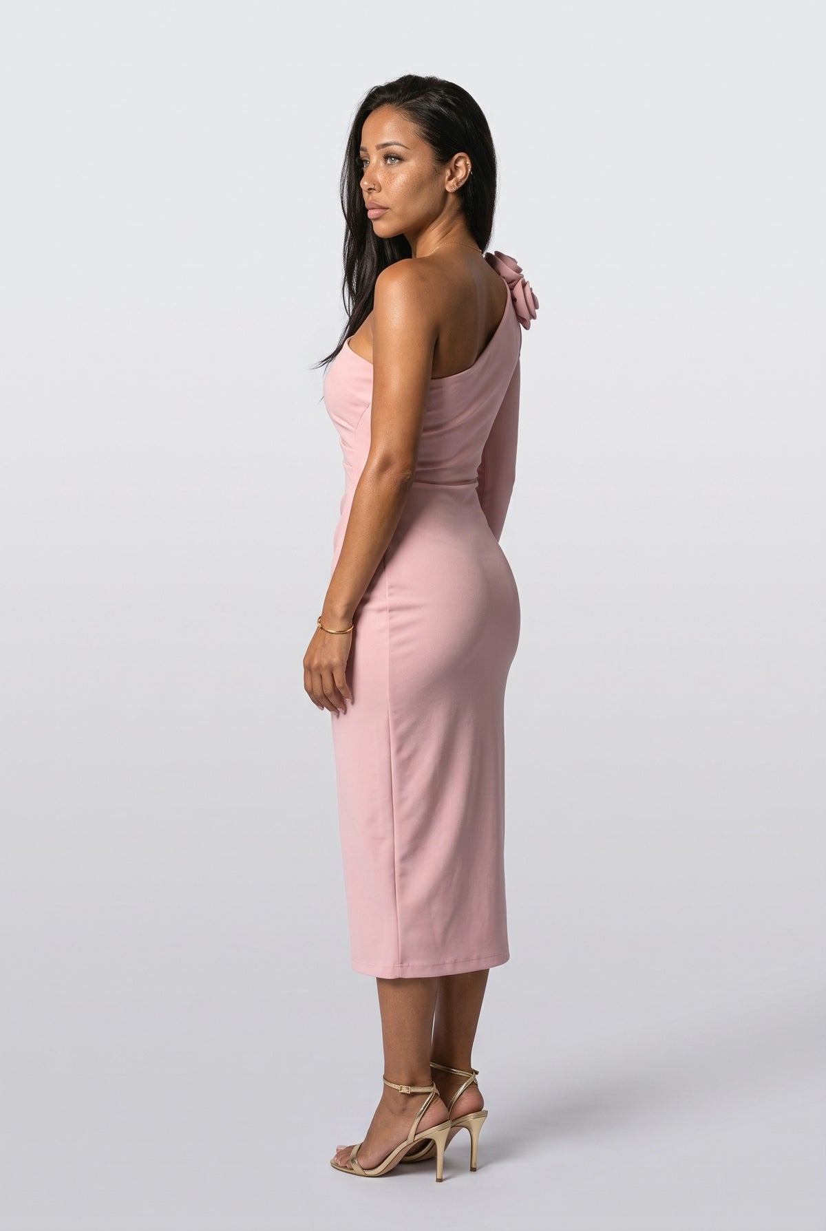 Bodycon Midi Dress, back view